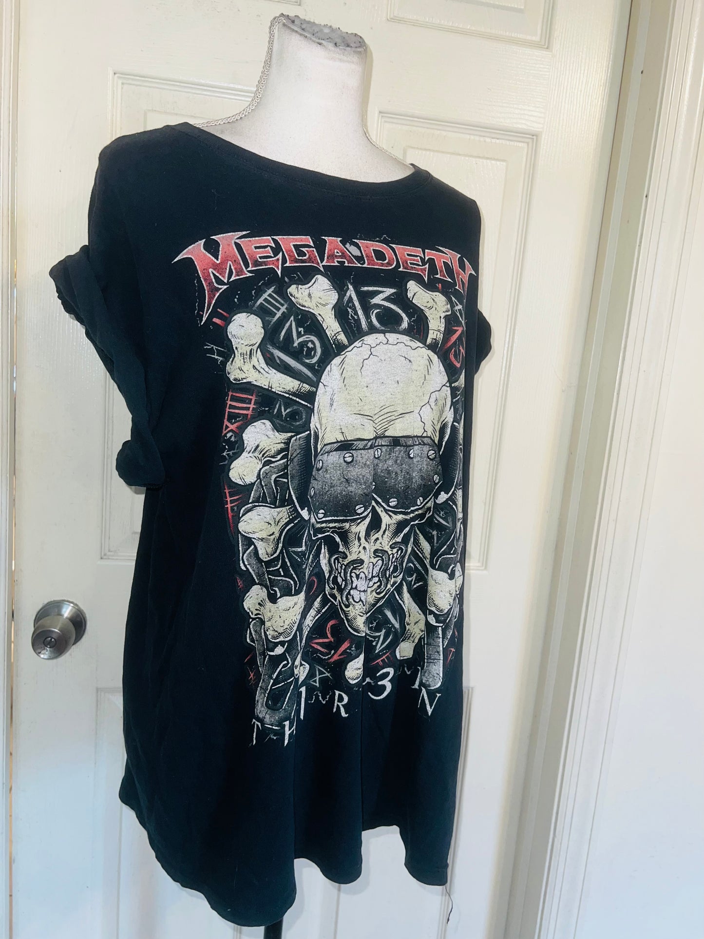 Megadeath American Vintage Oversized Distressed Tee
