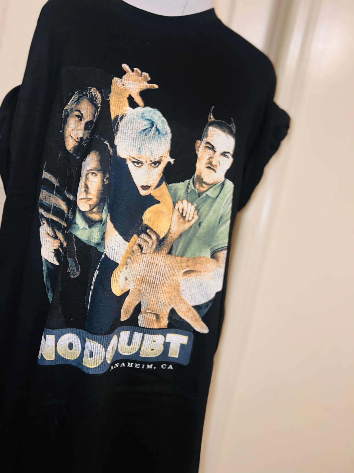 No Doubt Oversized Distressed Tee