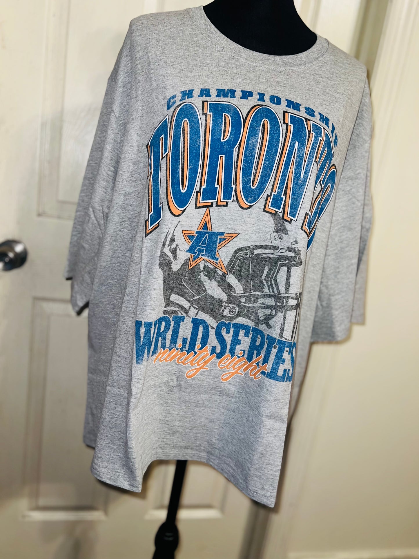 Toronto Sports Graphic Oversized Distressed Tee