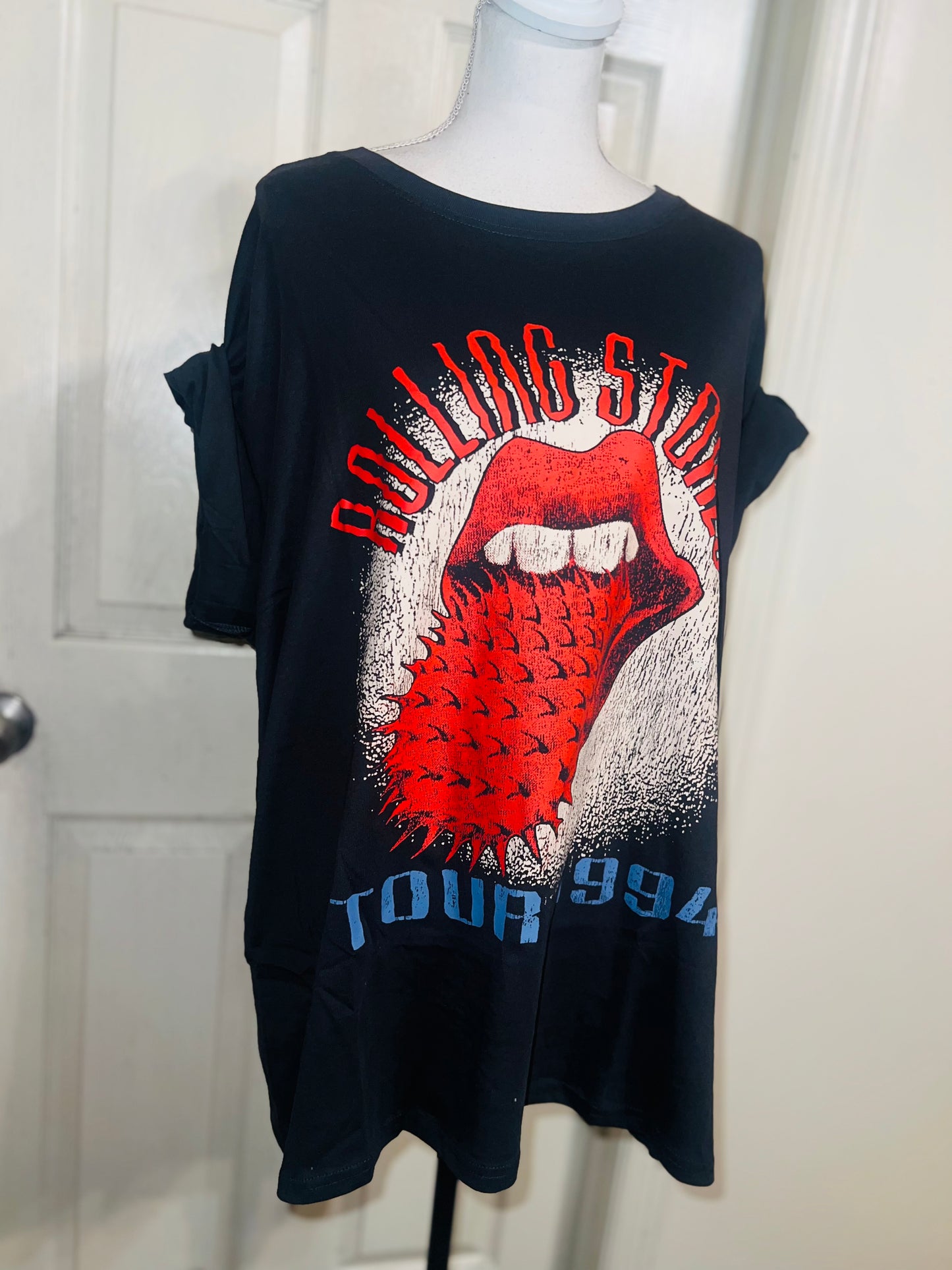 Rolling Stones Oversized Distressed Tee
