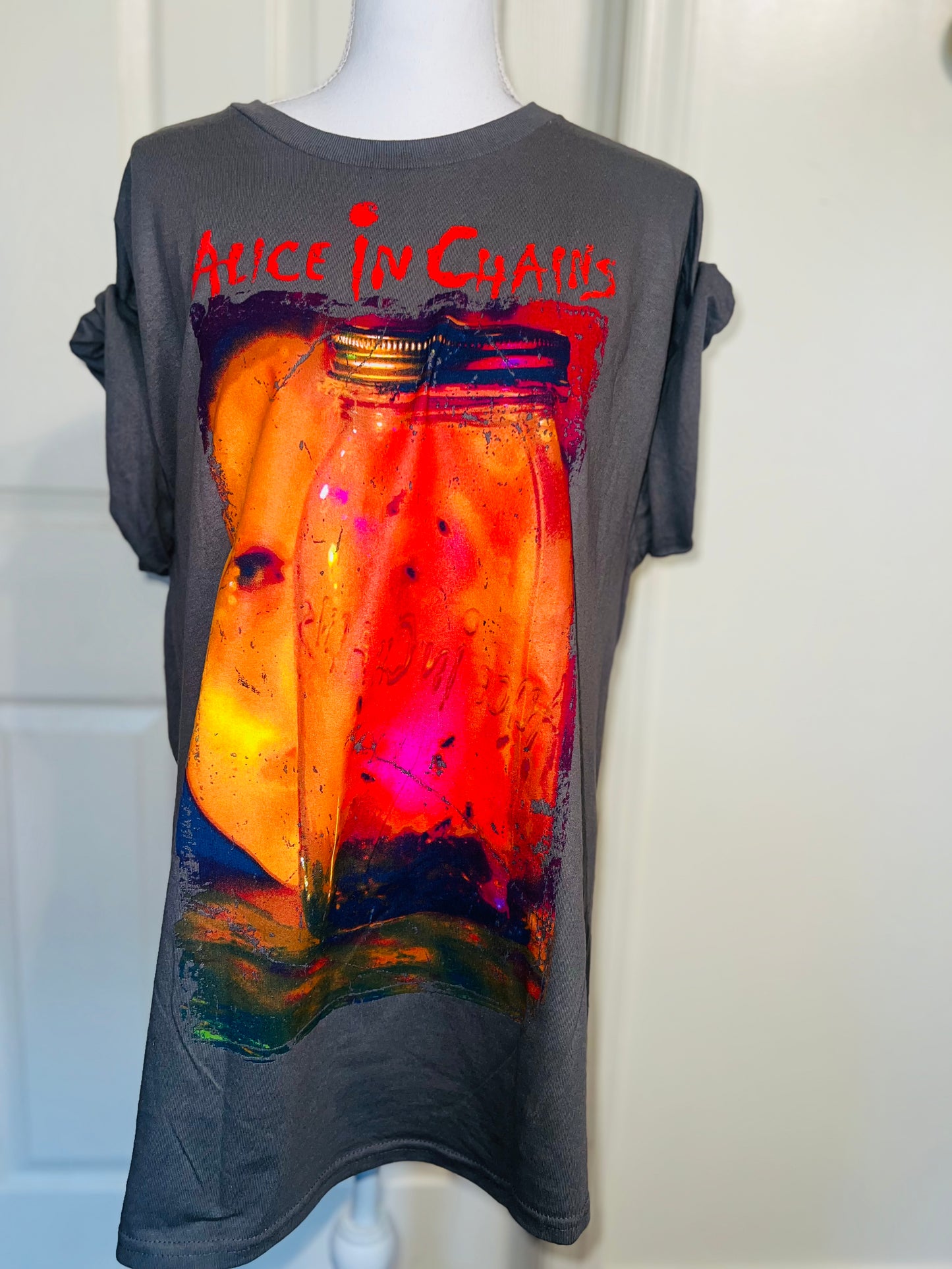Alice In Chains Oversized Distressed Tee