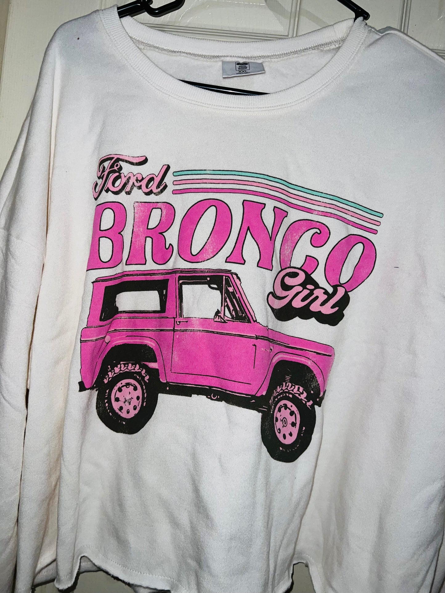 Ford Bronco Oversized Distressed Sweatshirt