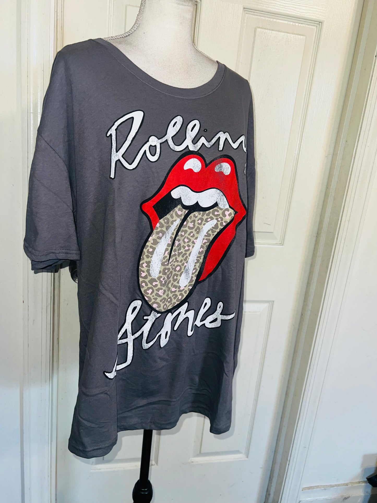 Rolling Stones Oversized Distressed Tee