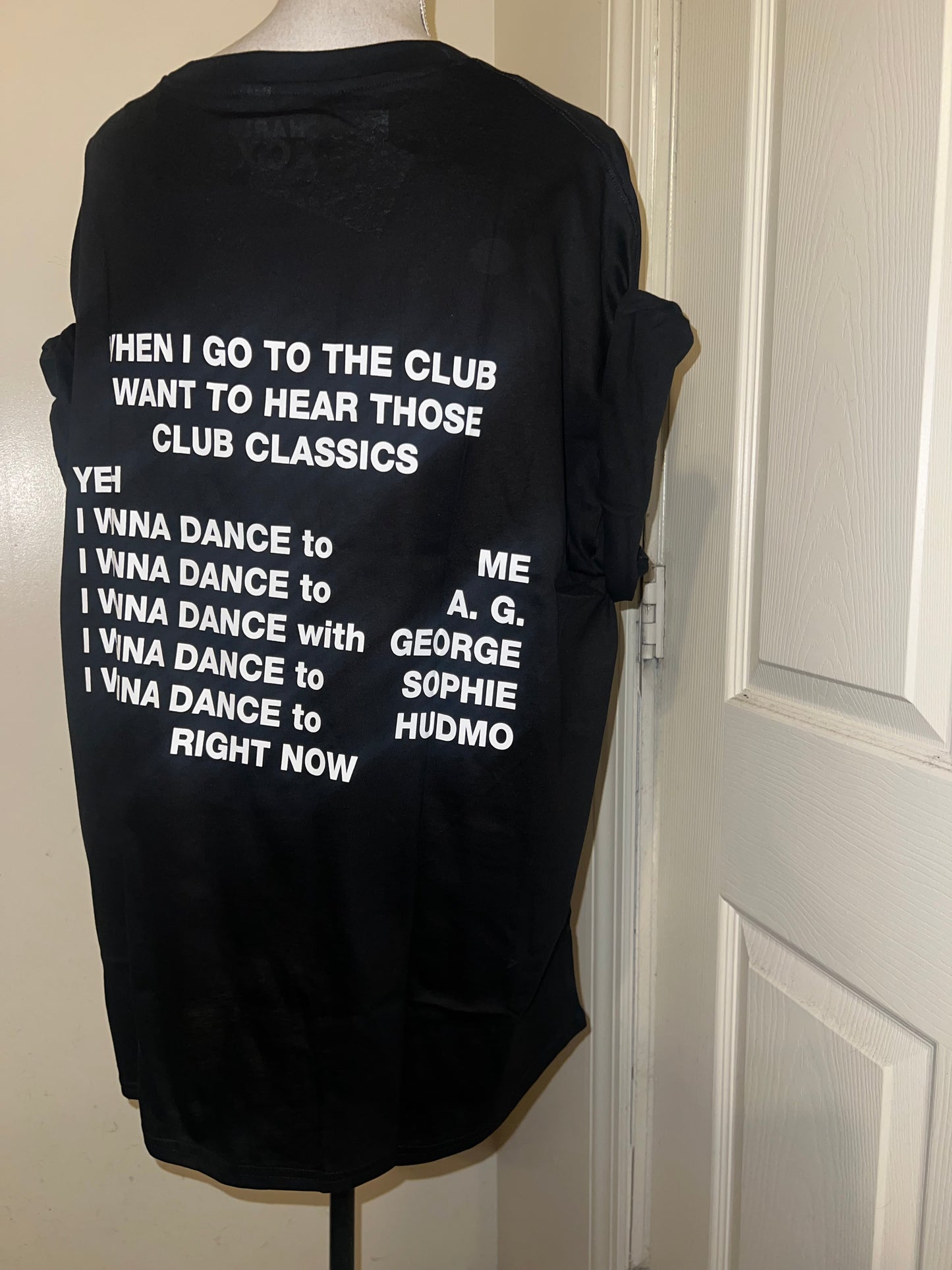 Charli XCX Double Sided Oversized Distressed Tee