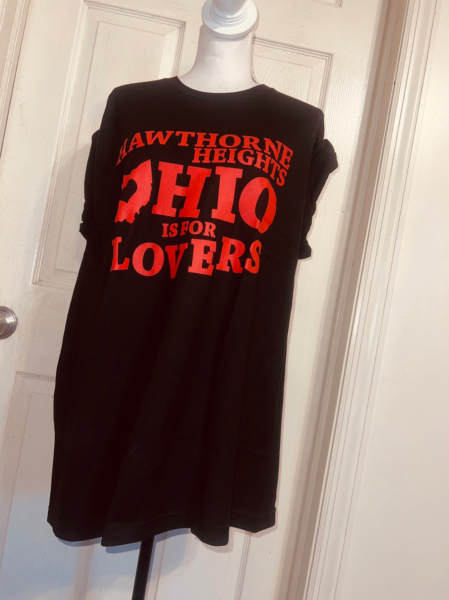 Hawthorne Heights Oversized Distressed Tee