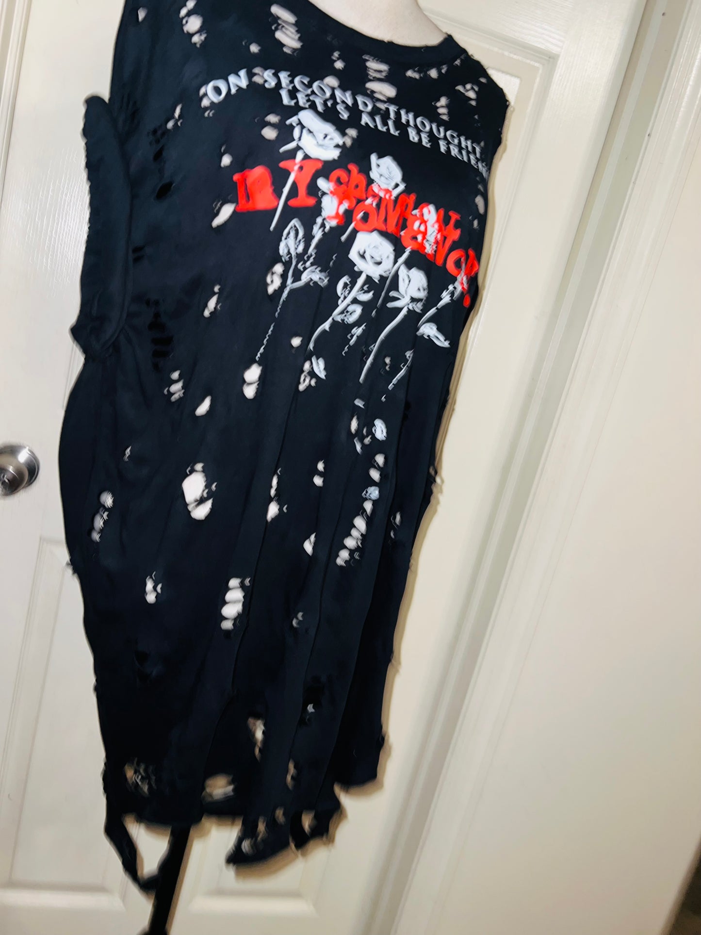 My Chemical Romance Oversized Distressed Tee