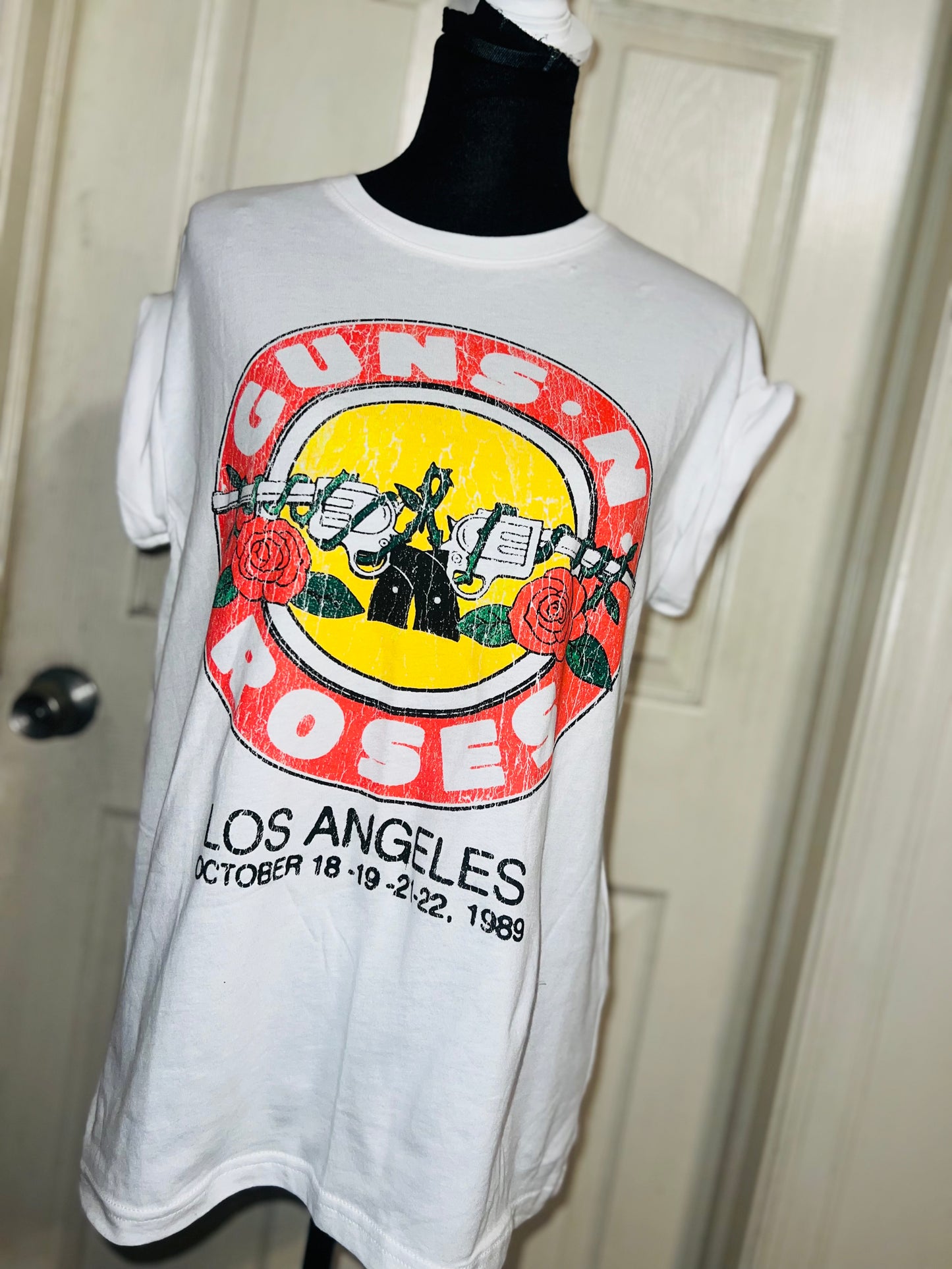 Guns n Roses Oversized Distressed Tee