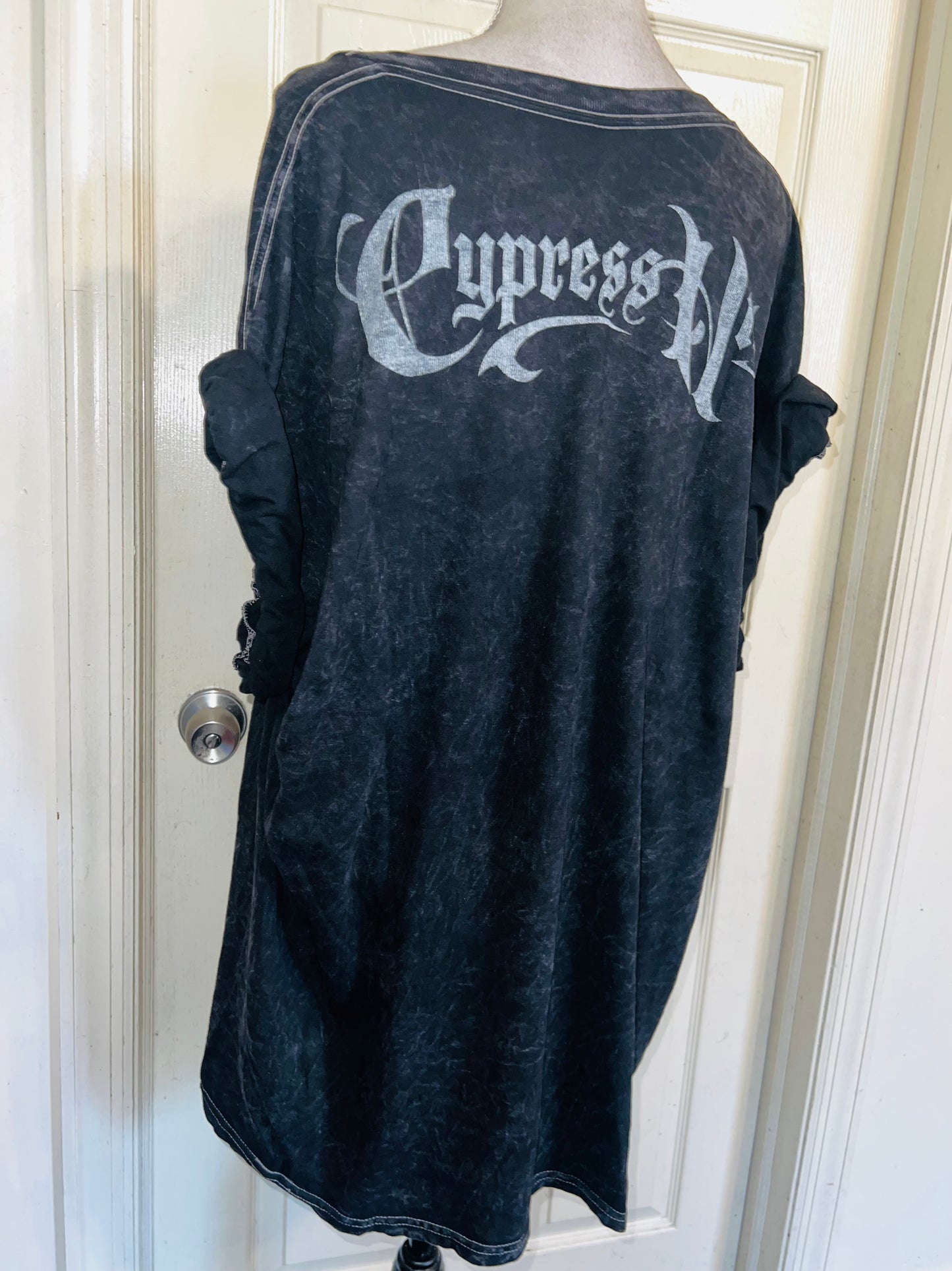 Cypress Hill Double Sided Oversized Distressed Tee