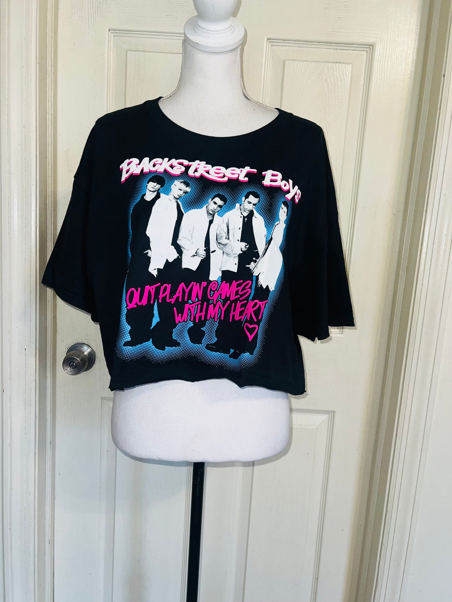 Backstreet Boys Oversized Distressed Tee