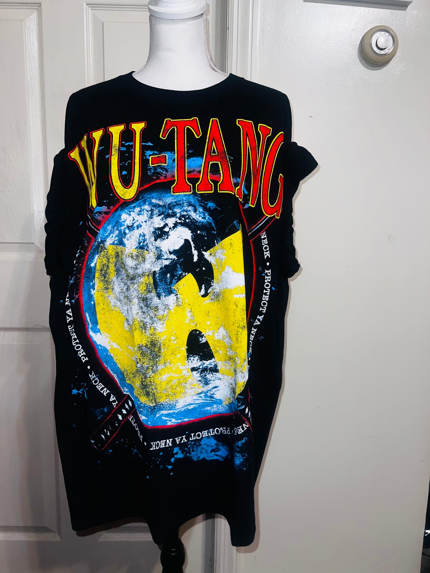 Wu-Tang Clan Oversized Distressed Tee