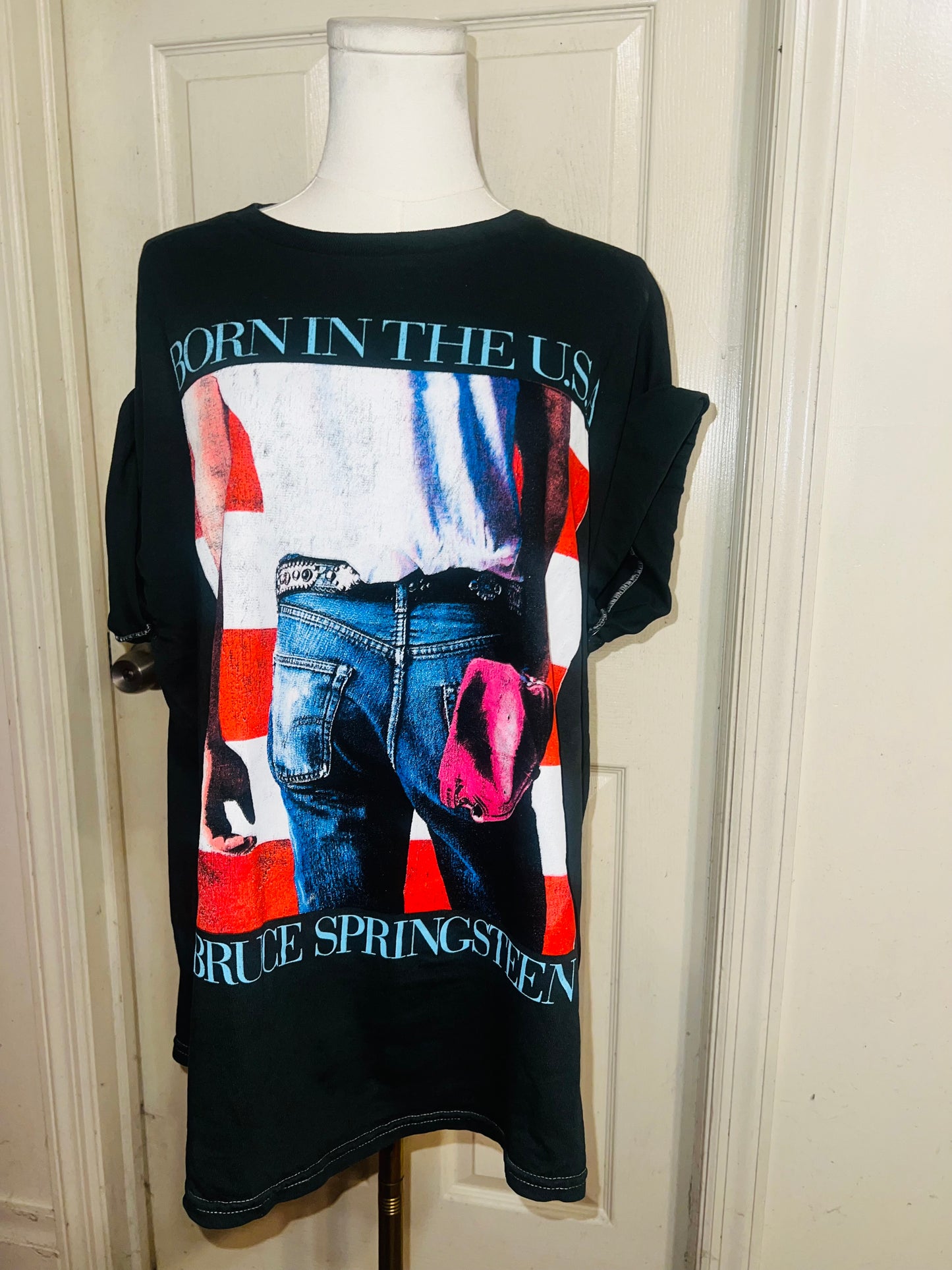 Bruce Springsteen Oversized Distressed Tee