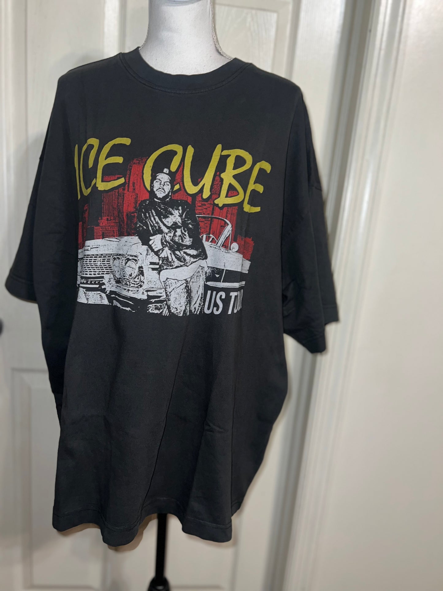 Ice Cube Double Sided Oversized Distressed Tee