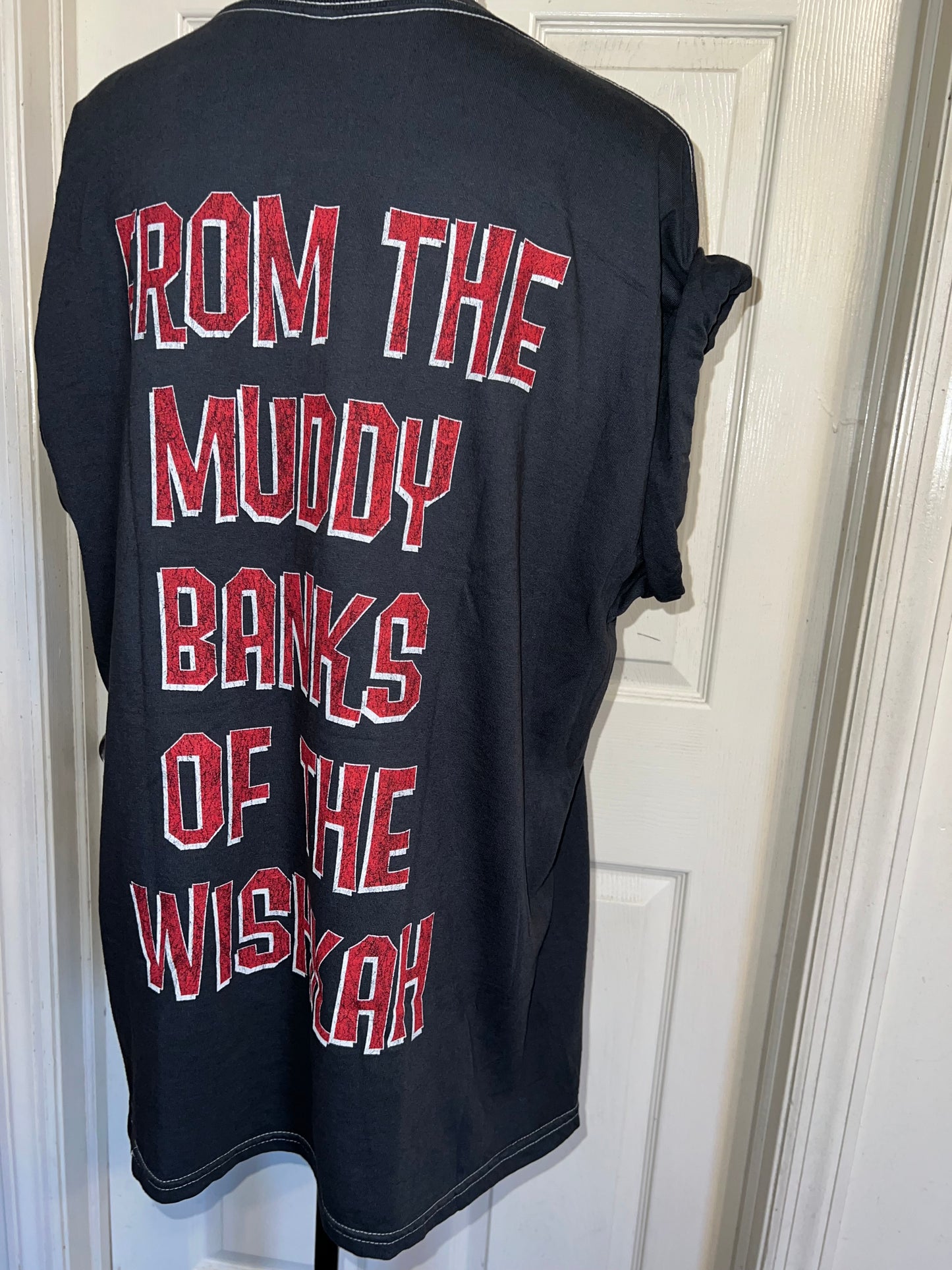 Nirvana Double Sided Oversized Distressed Tee