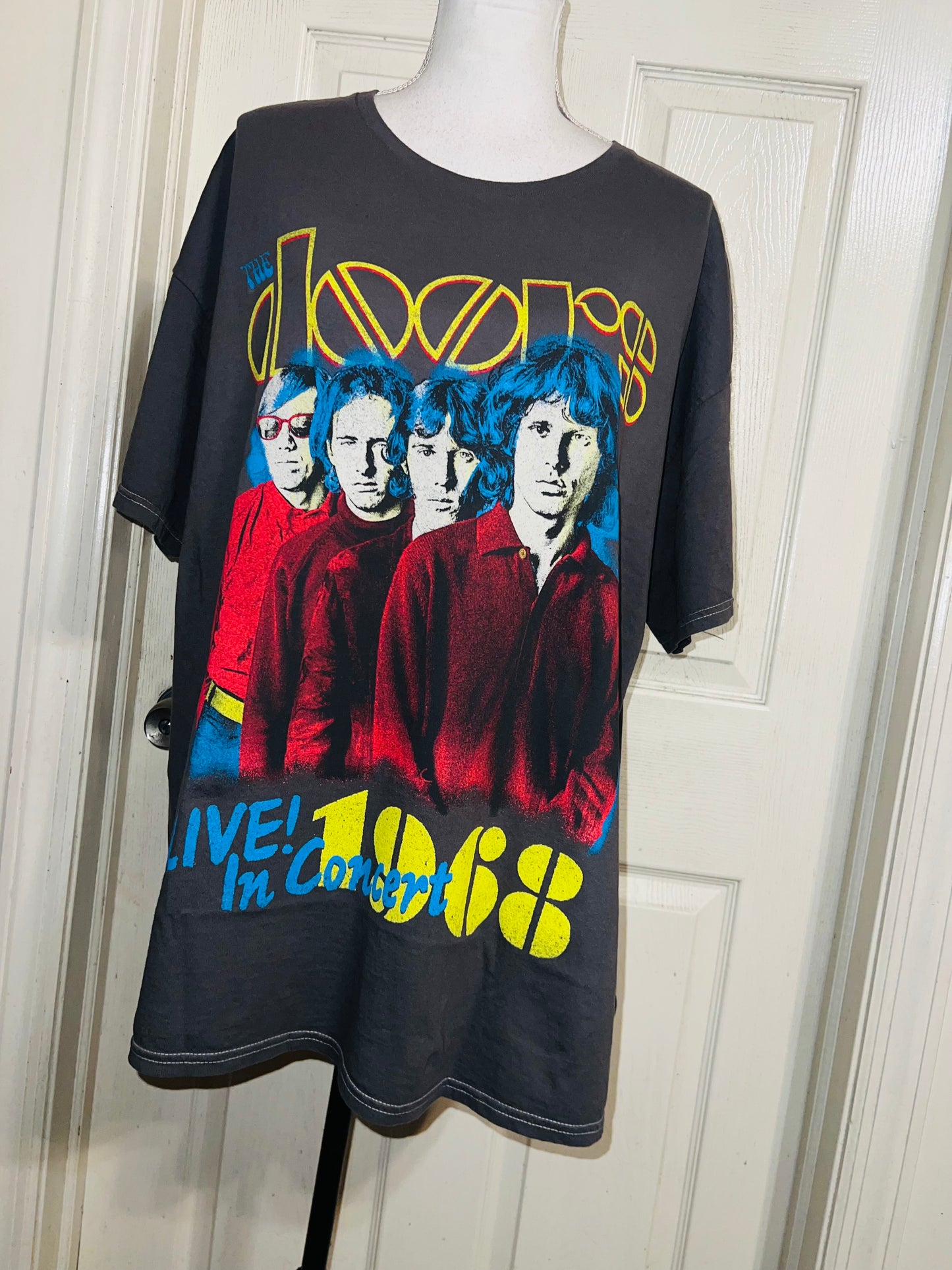 The Doors Double Sided Oversized Distressed Tee