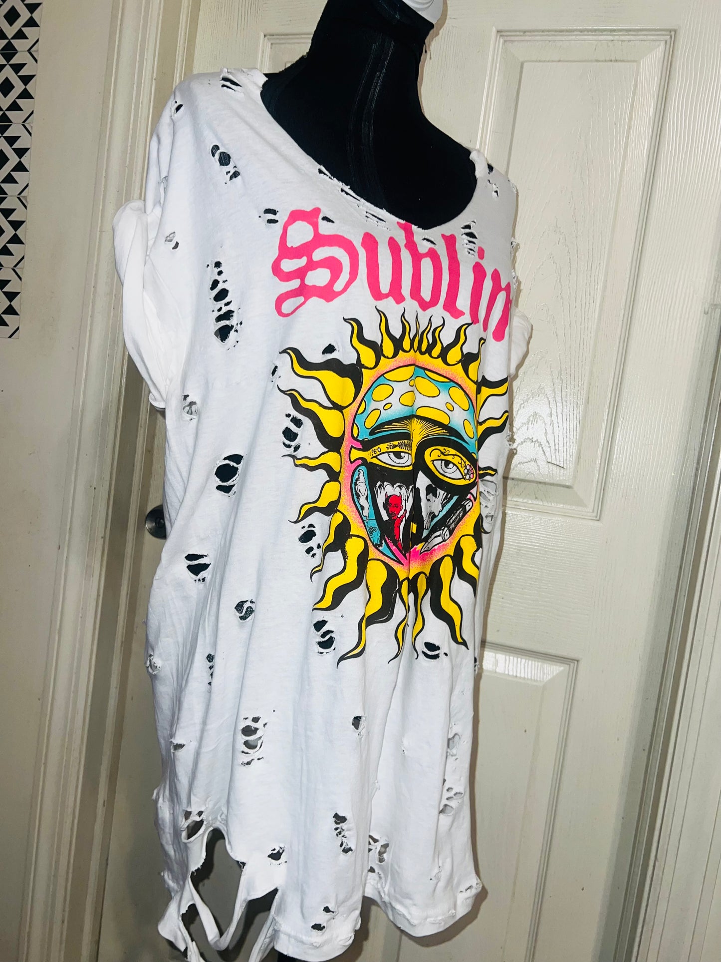 Sublime Oversized Distressed Tee