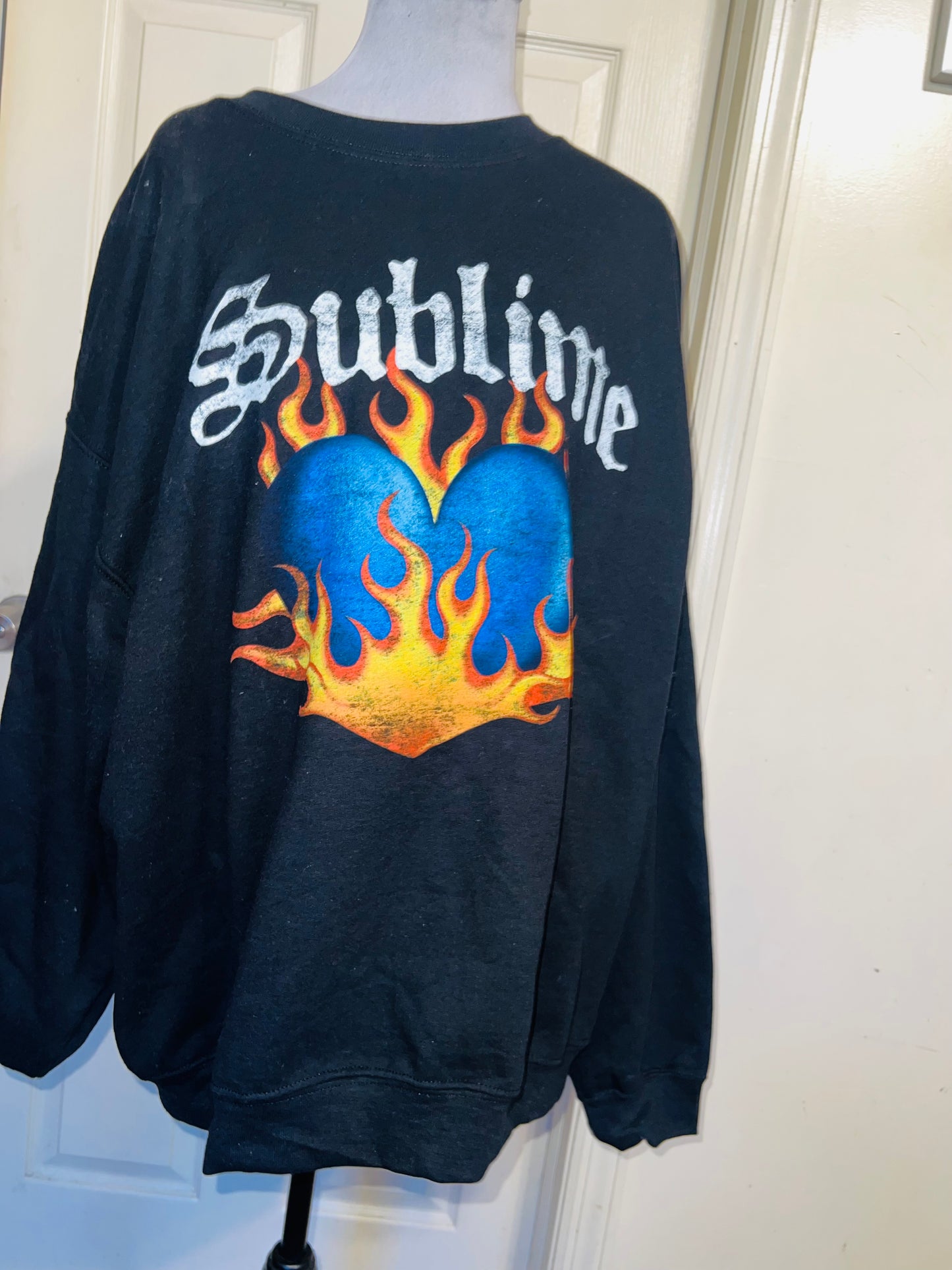 Sublime Oversized Distressed Sweatshirt
