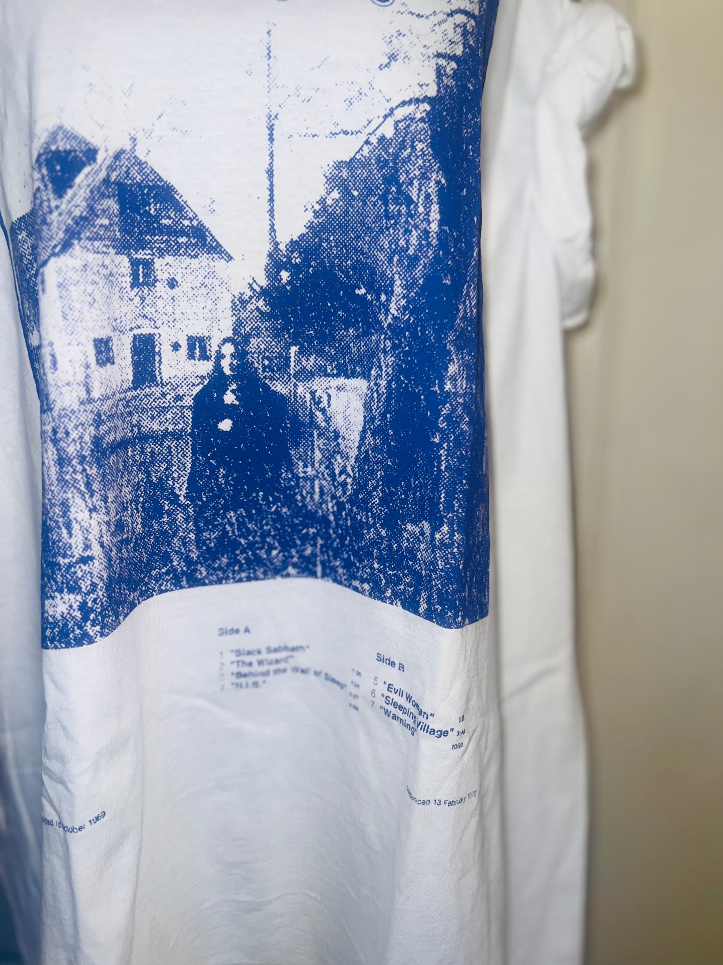 Black Sabbath Oversized Distressed Tee