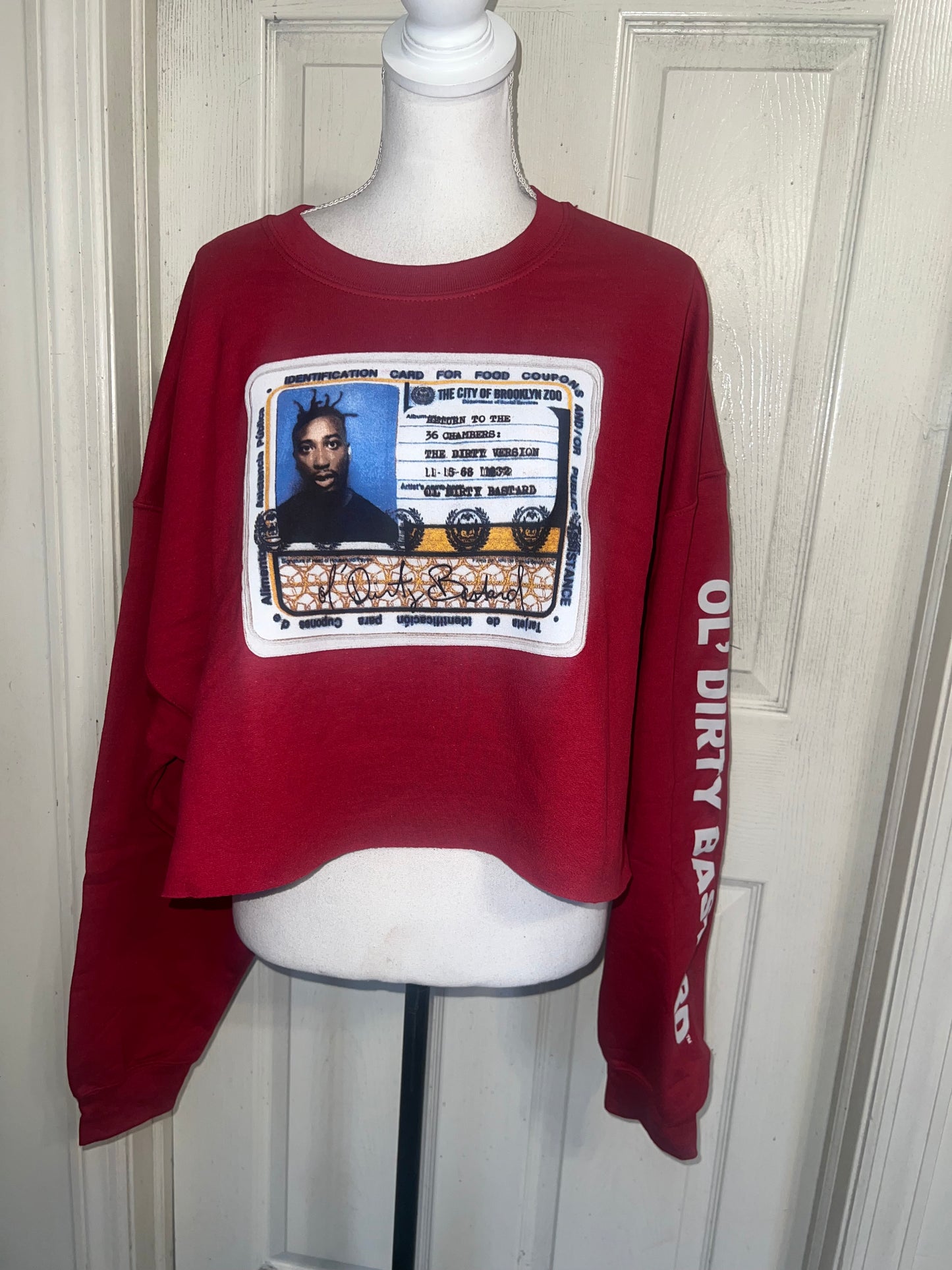 Ol’ Dirty Bastard Oversized Distressed Sweatshirt