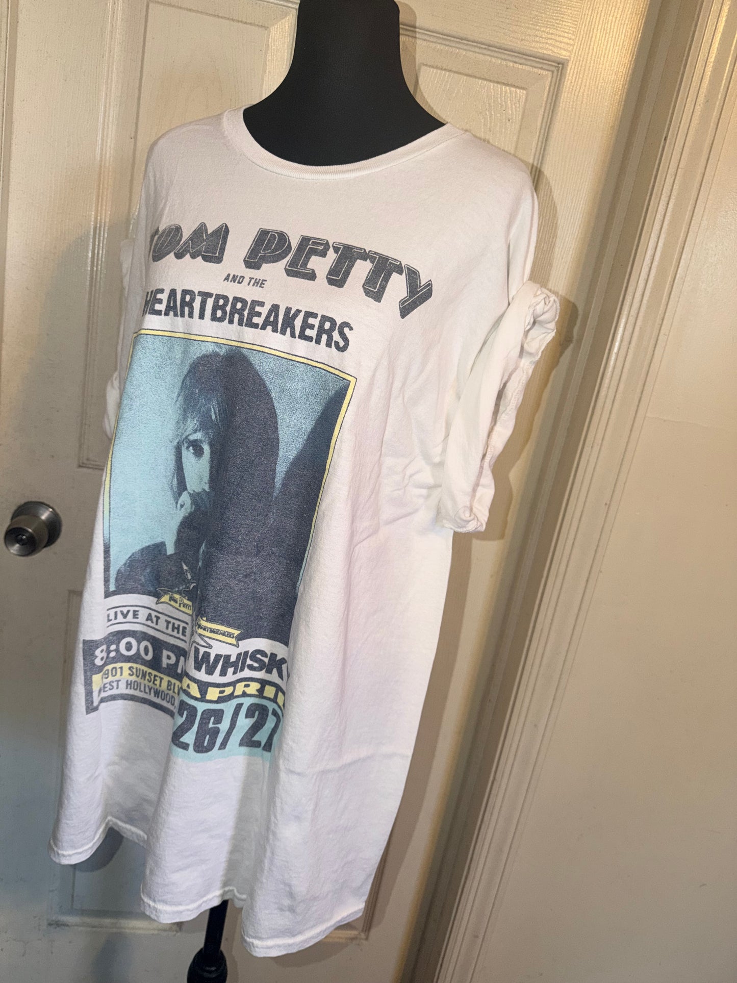 Tom Petty and the Heartbreakers Oversized Distressed Tee