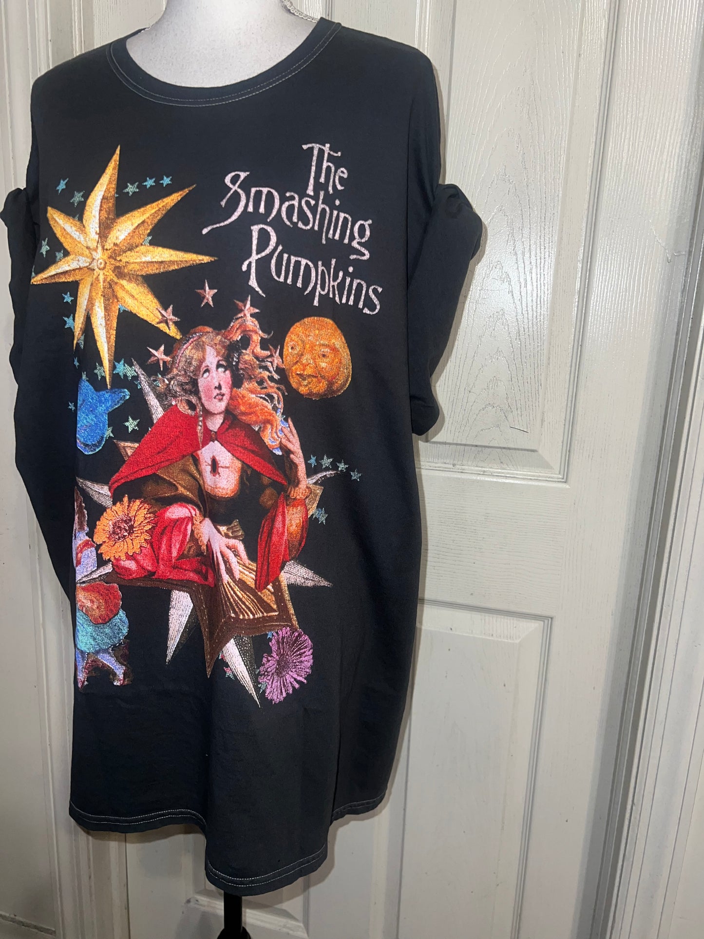 The Smashing Pumpkins Oversized Distressed Tee