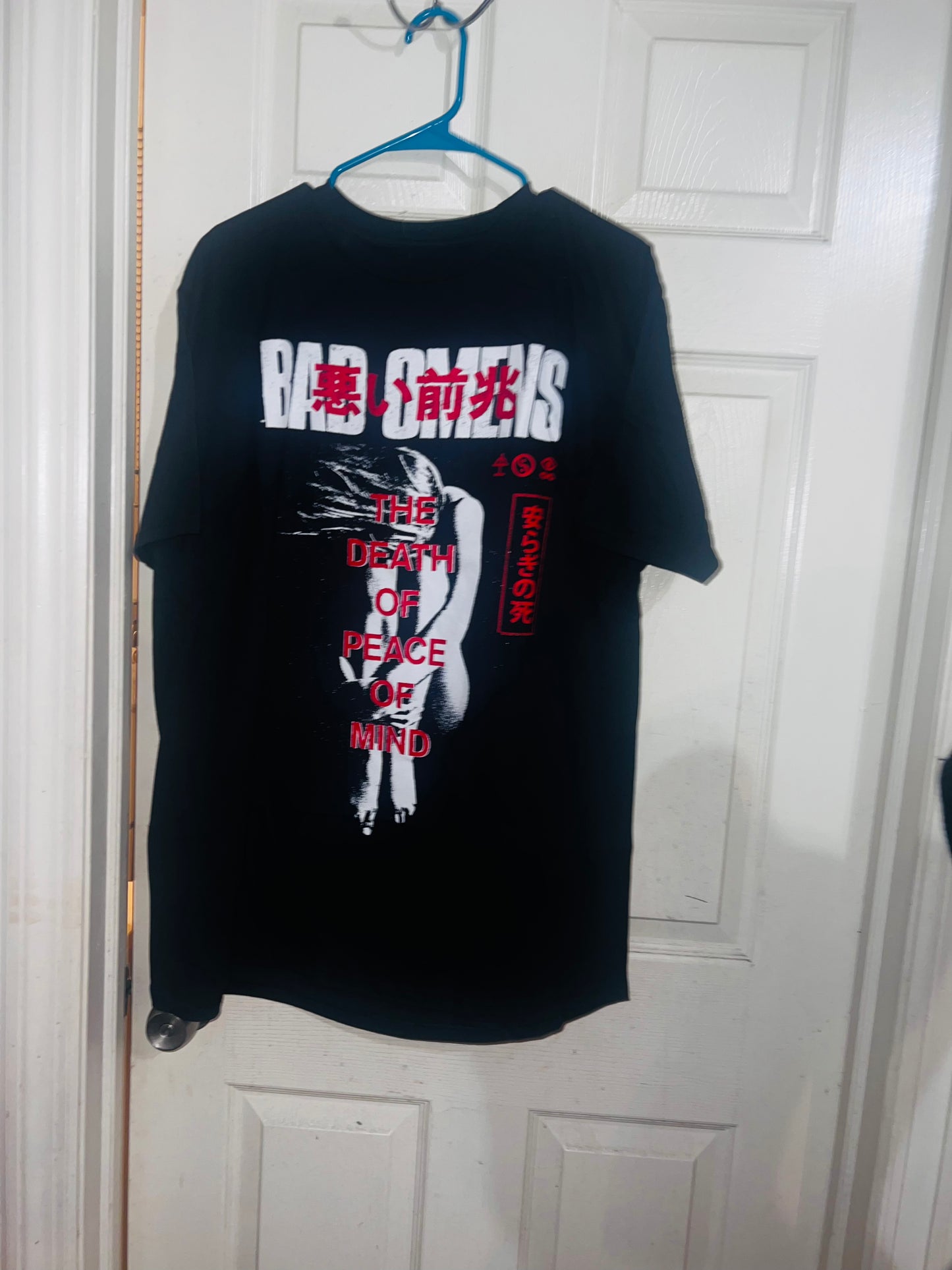 Bad Omens Oversized Distressed Tee