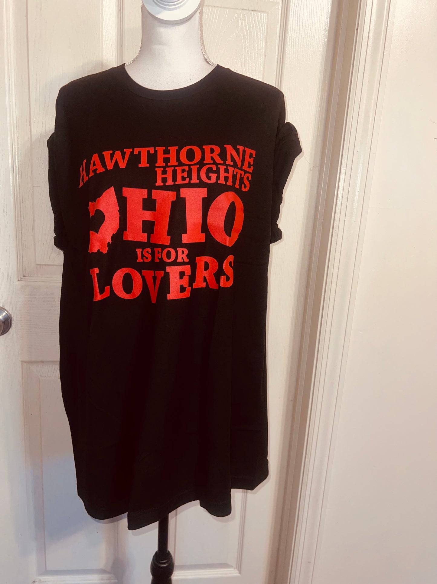Hawthorne Heights Oversized Distressed Tee