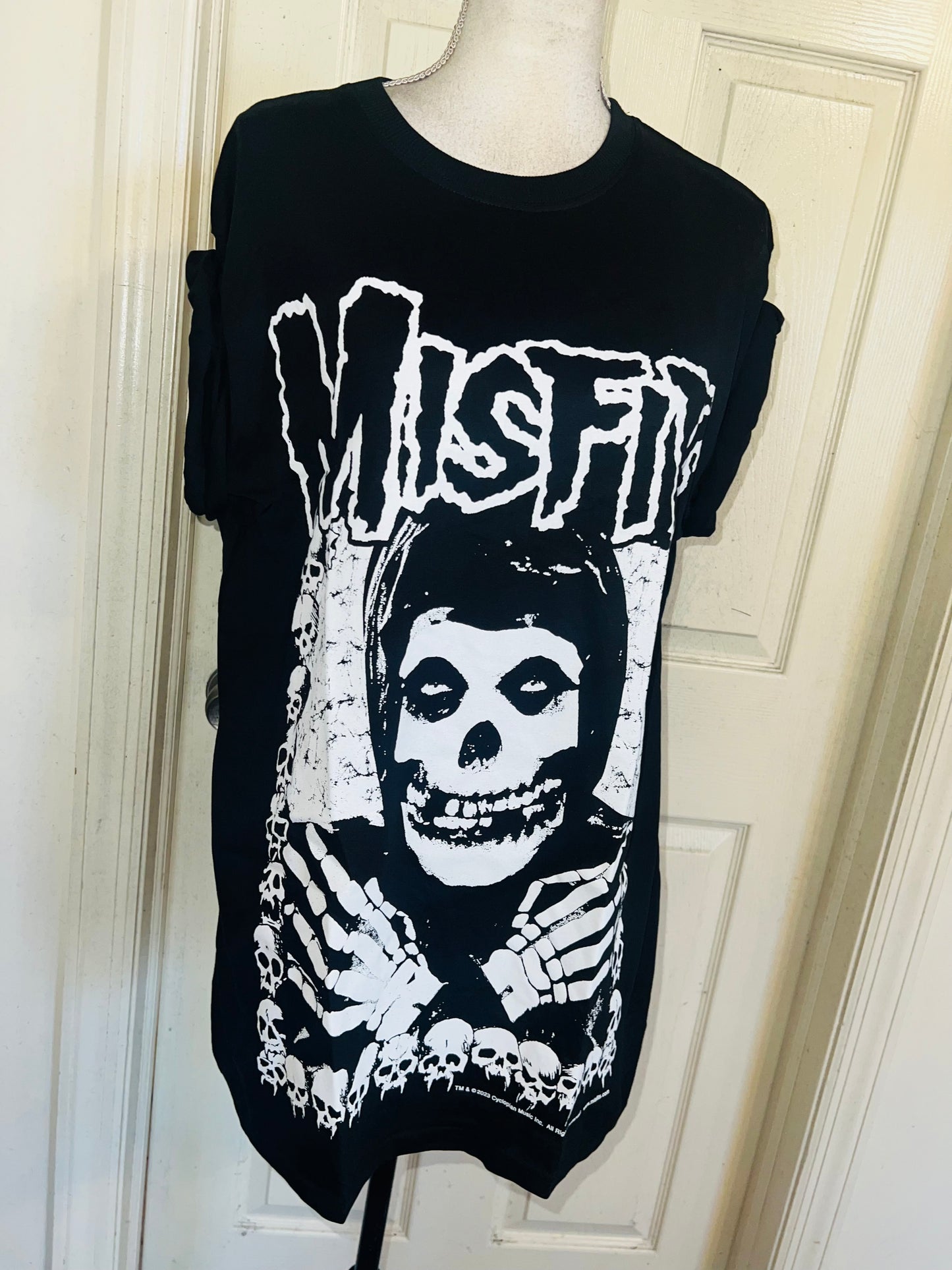The Misfits Oversized Distressed Tee