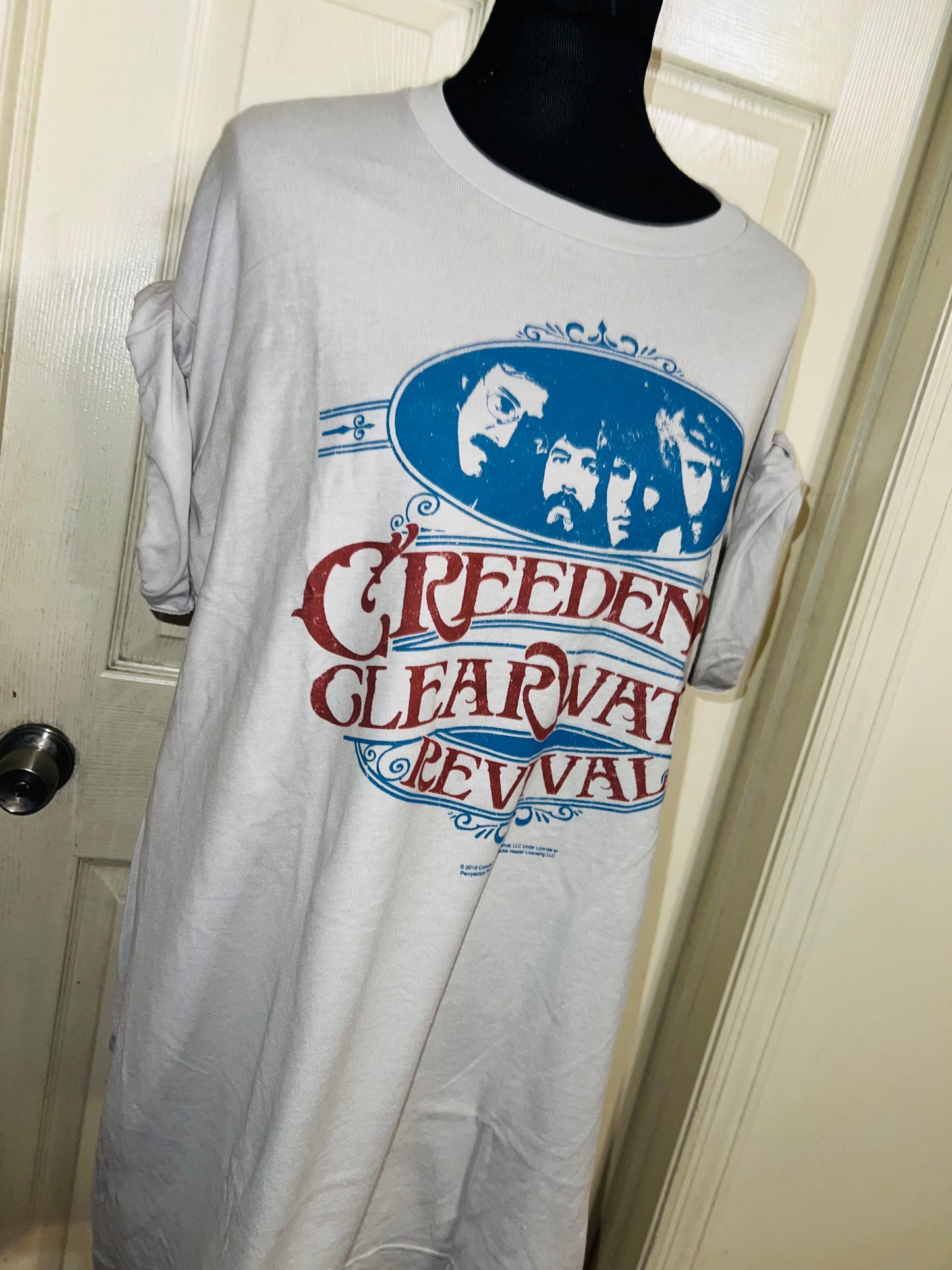 Creedence Clearwater Revival Oversized Distressed Tee