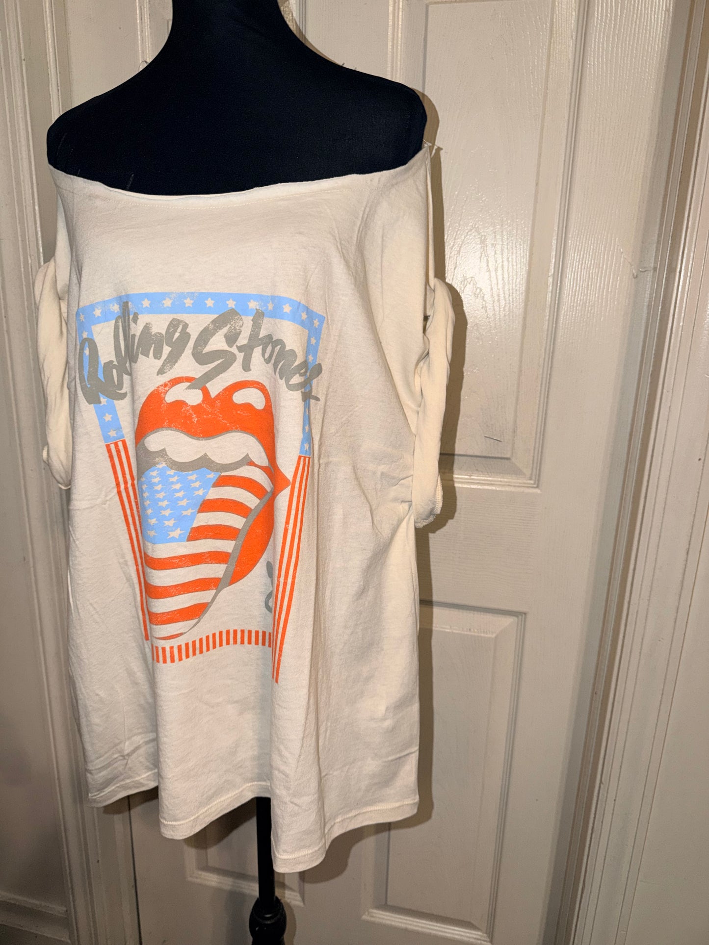 The Rolling Stones OFTS Oversized Distressed Tee