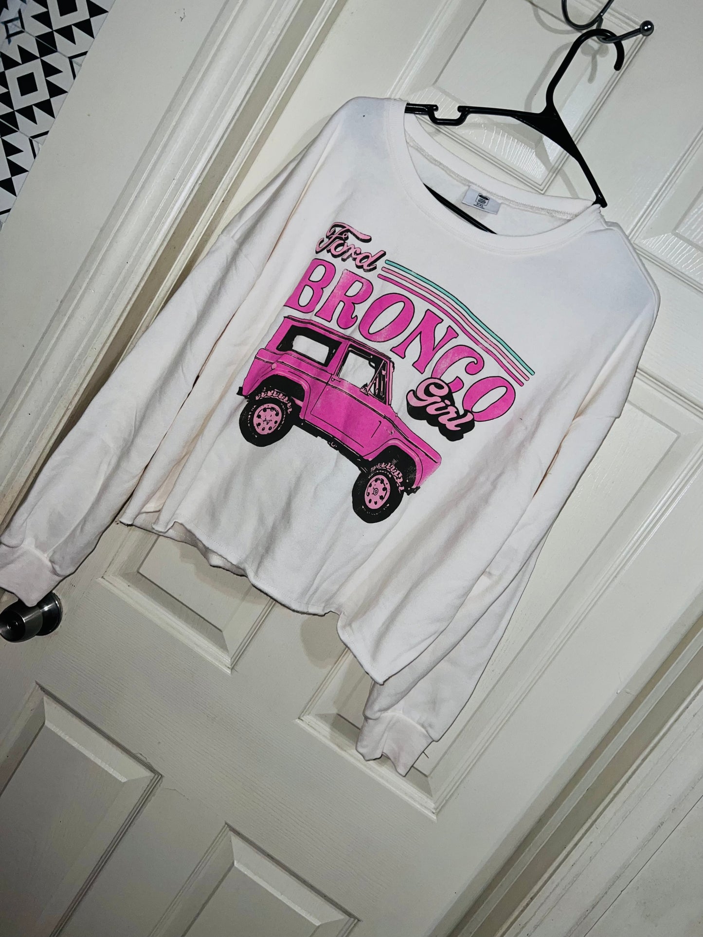 Ford Bronco Oversized Distressed Sweatshirt