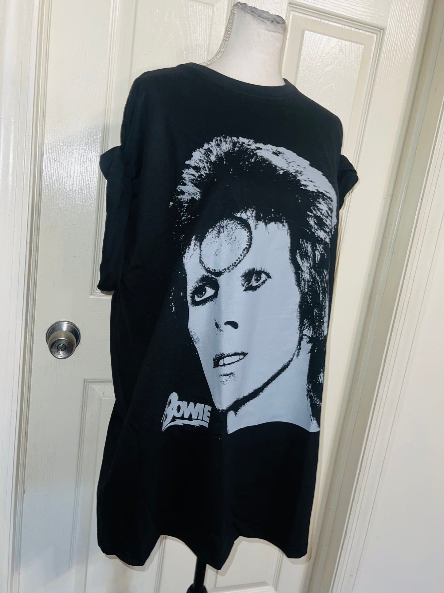 David Bowie Oversized Distressed Tee