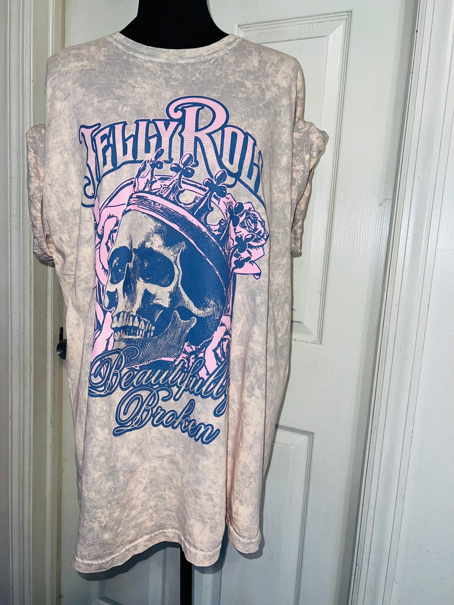 Jelly Roll Oversized Distressed Tee