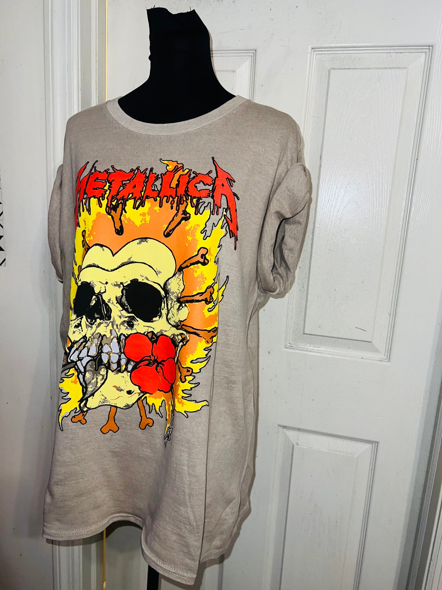 Metallica Oversized Distressed Tee