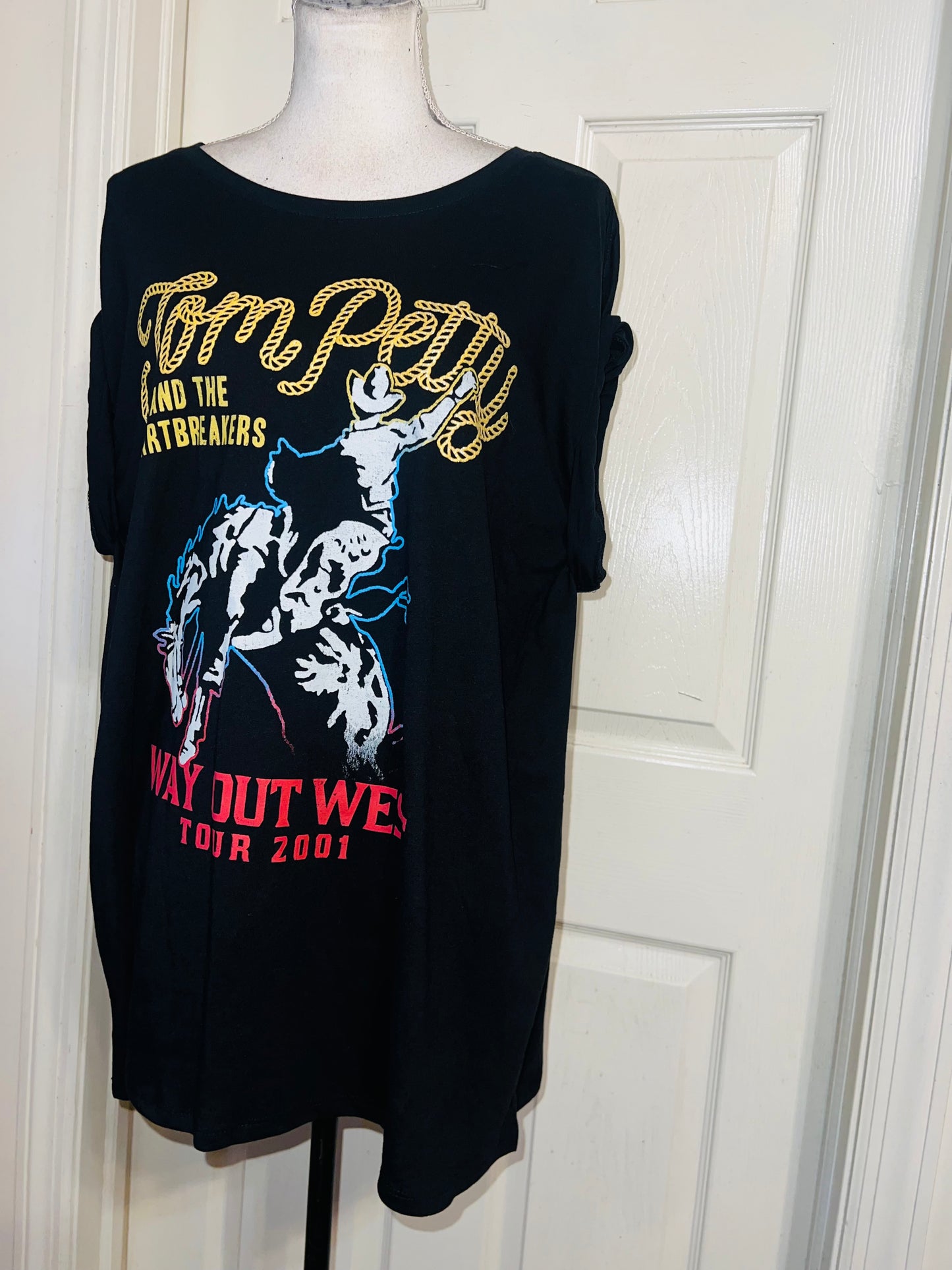 Tom Petty & The Heartbreakers Oversized Distressed Tee