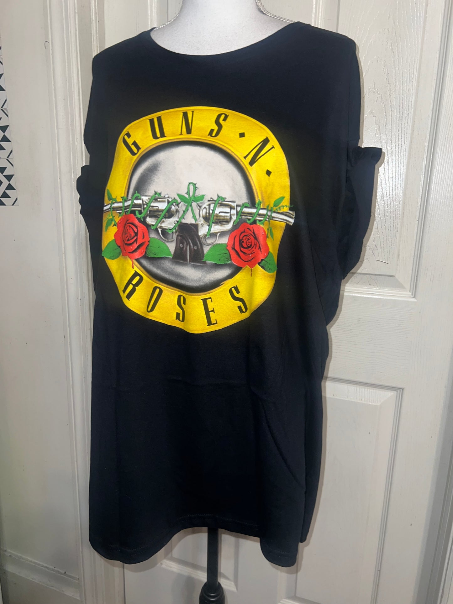 Guns n Roses Oversized Distressed Tee