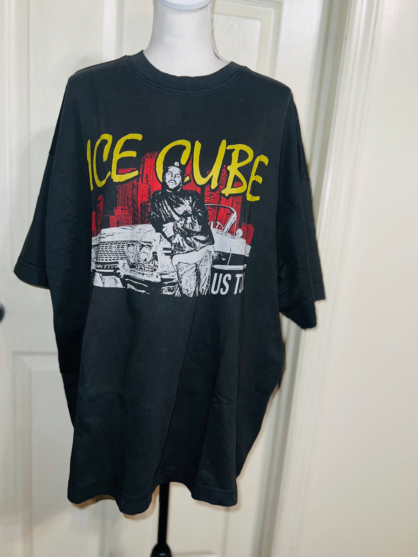 Ice Cube Double Sided Oversized Distressed Tee