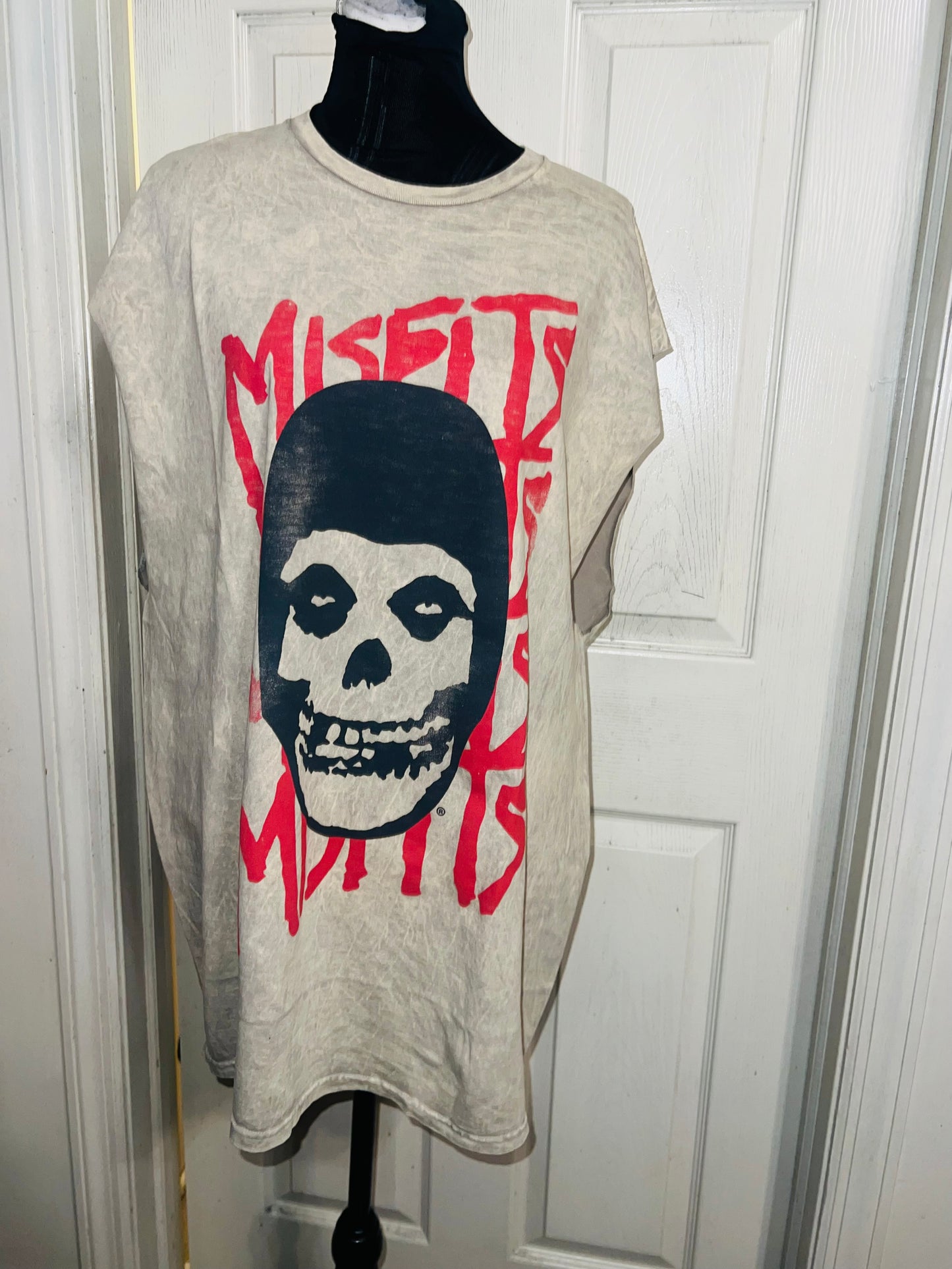 Misfits Oversized Distressed Muscle Tank