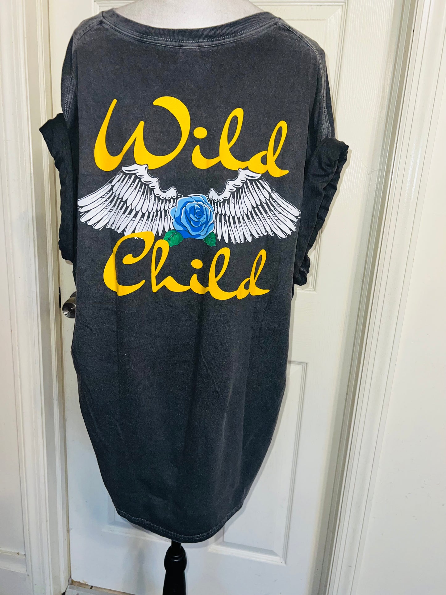 Betty Boop Wild Child Oversized Distressed Tee