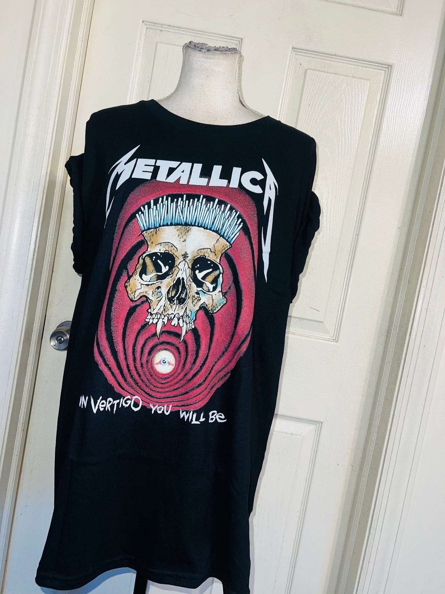 Metallica Double Sided Oversized Distressed Tee