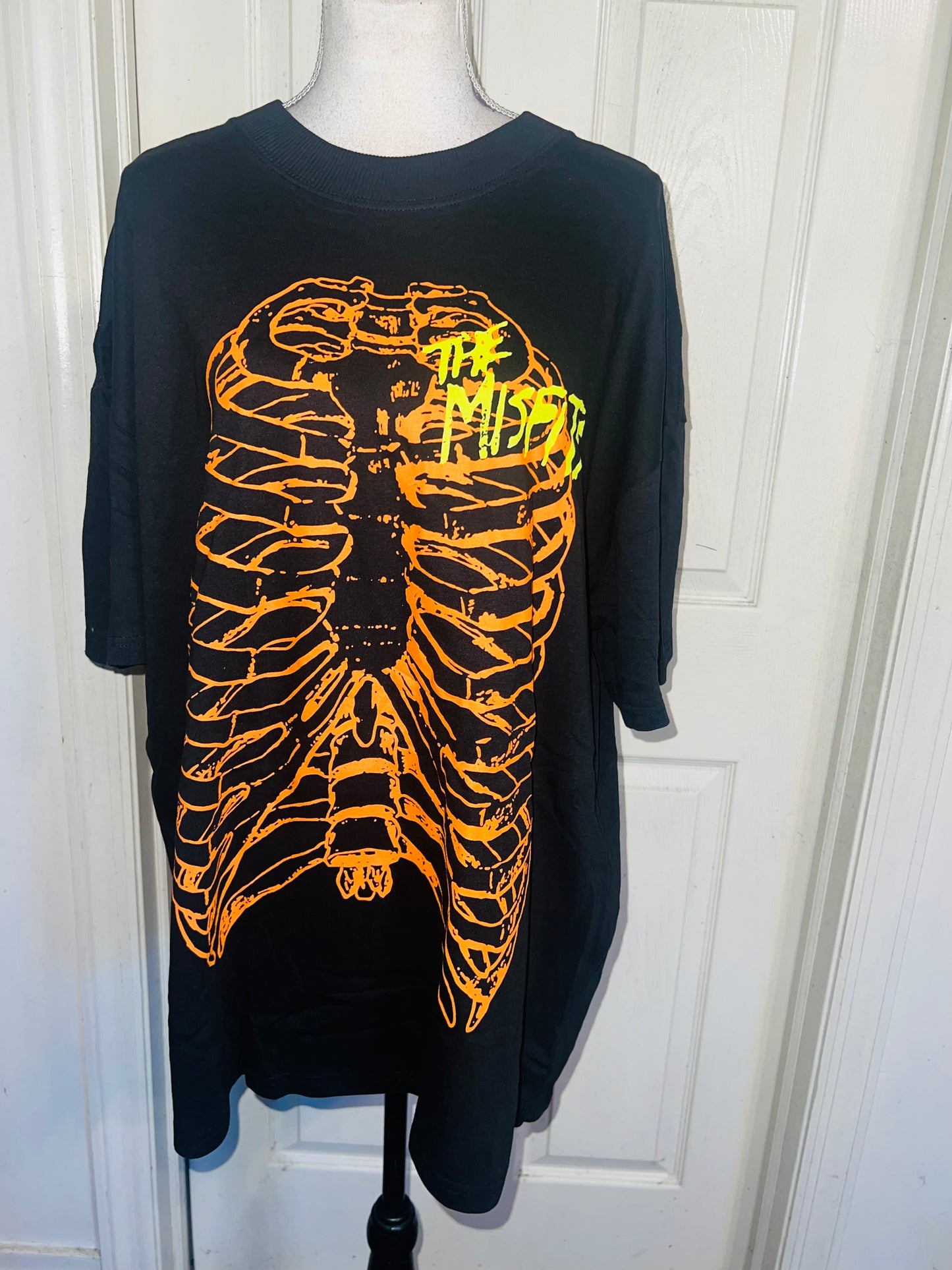 Misfits Double Sided Oversized Distressed Tee