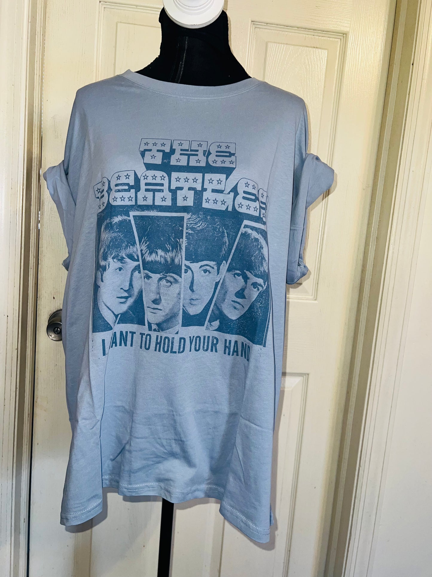 The Beatles Oversized Distressed Tee