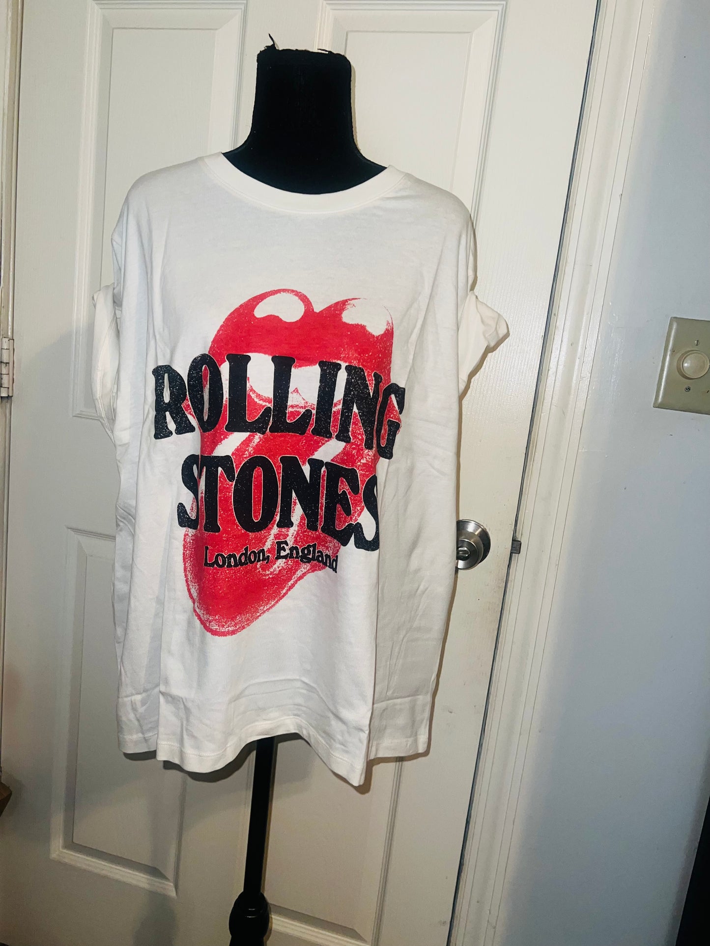 The Rolling Stones Oversized Distressed Tee