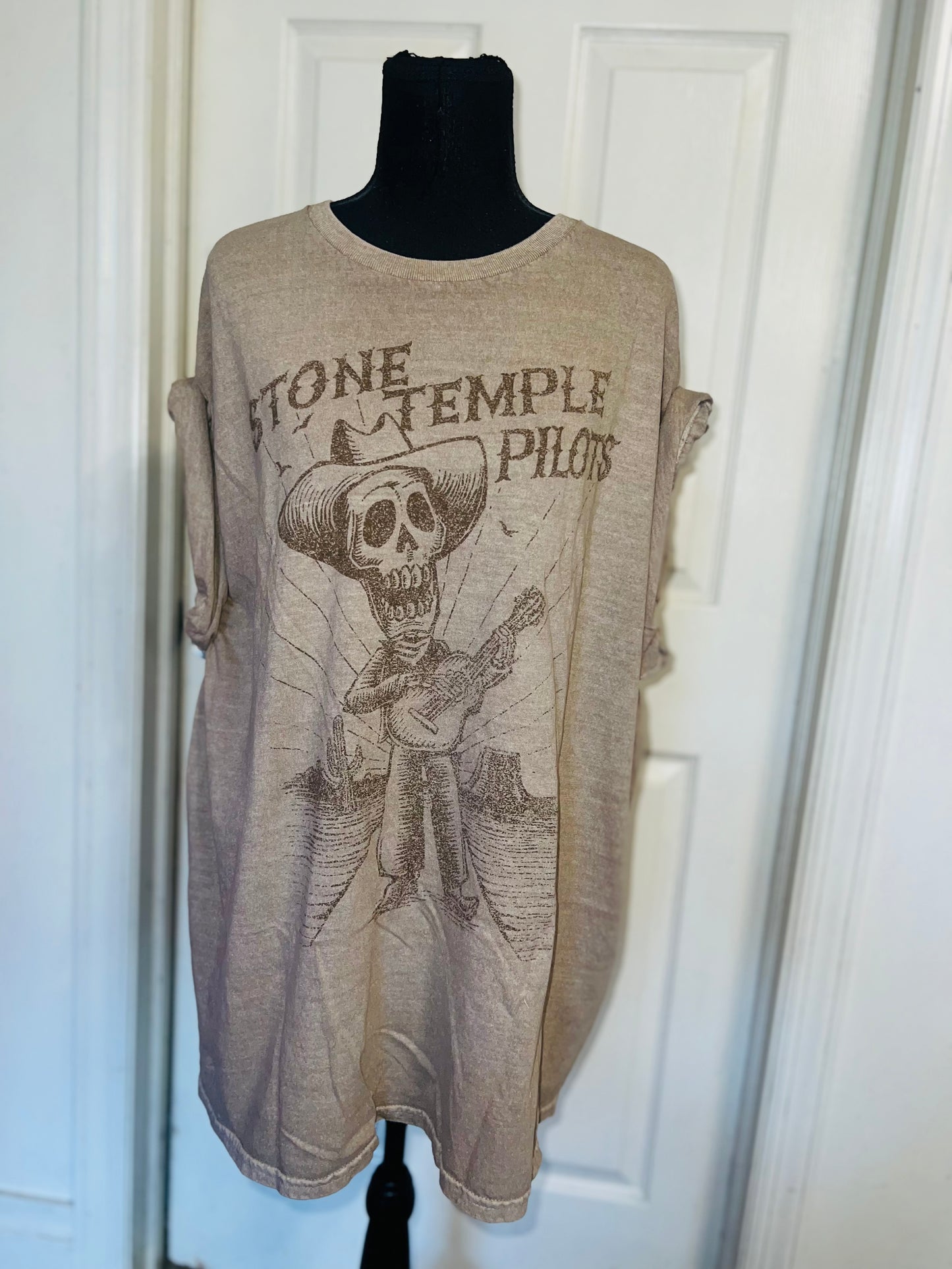 Stone Temple Pilots Oversized Distressed Tee
