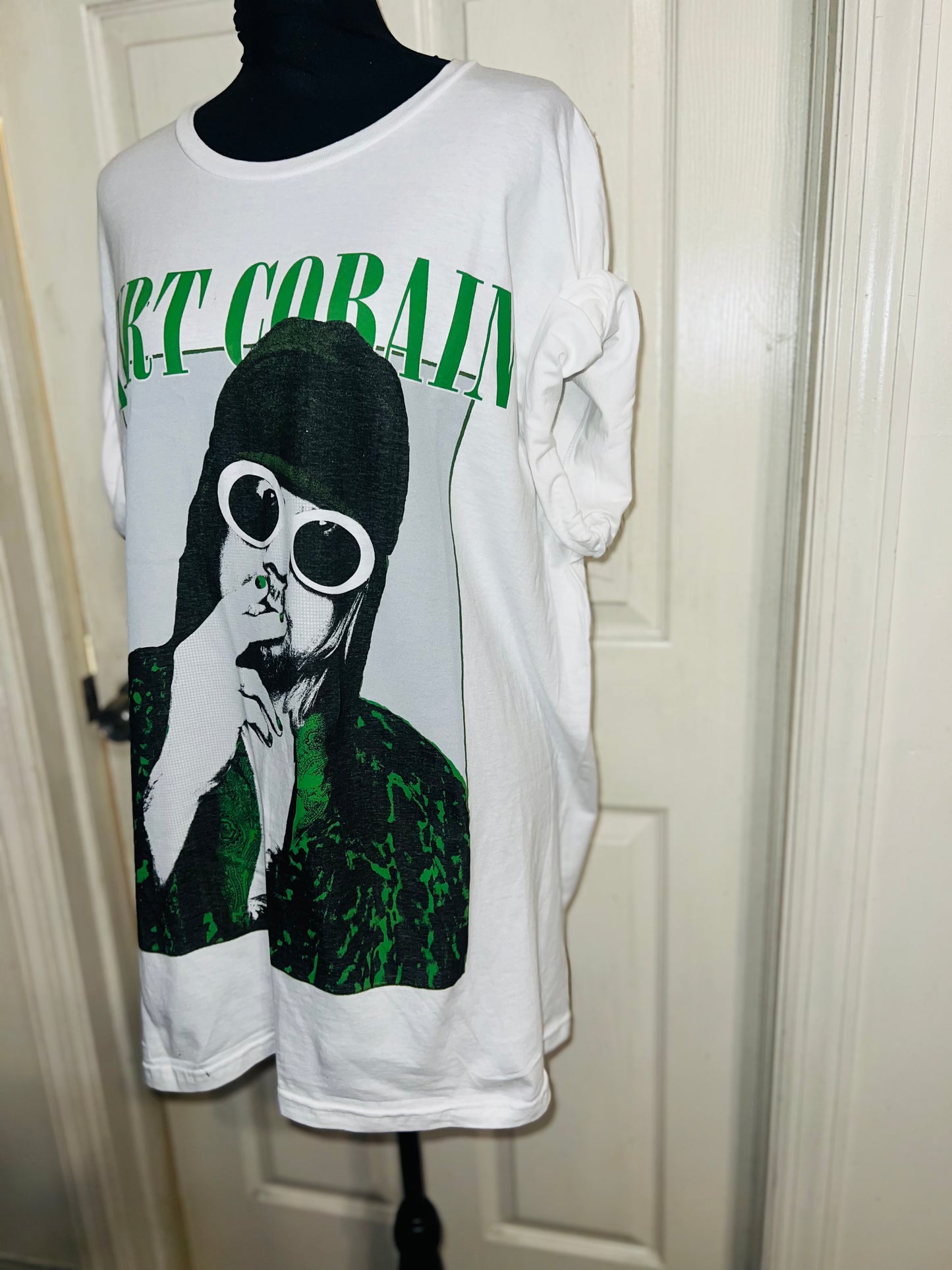 Kurt Cobain Oversized Distressed Tee