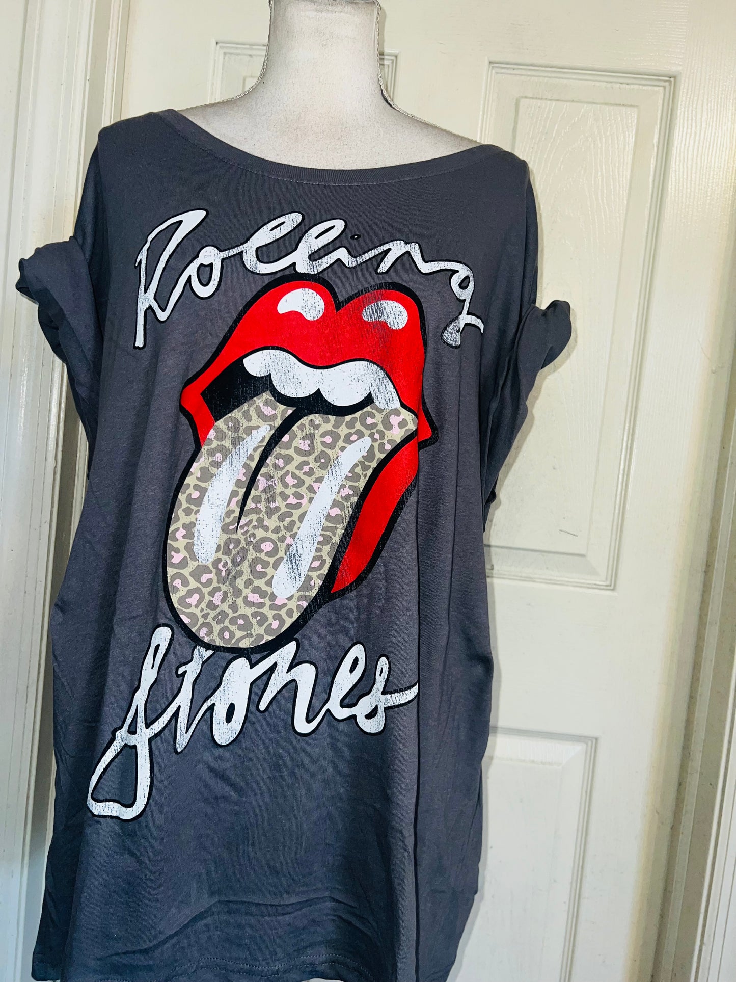 Rolling Stones Oversized Distressed Tee