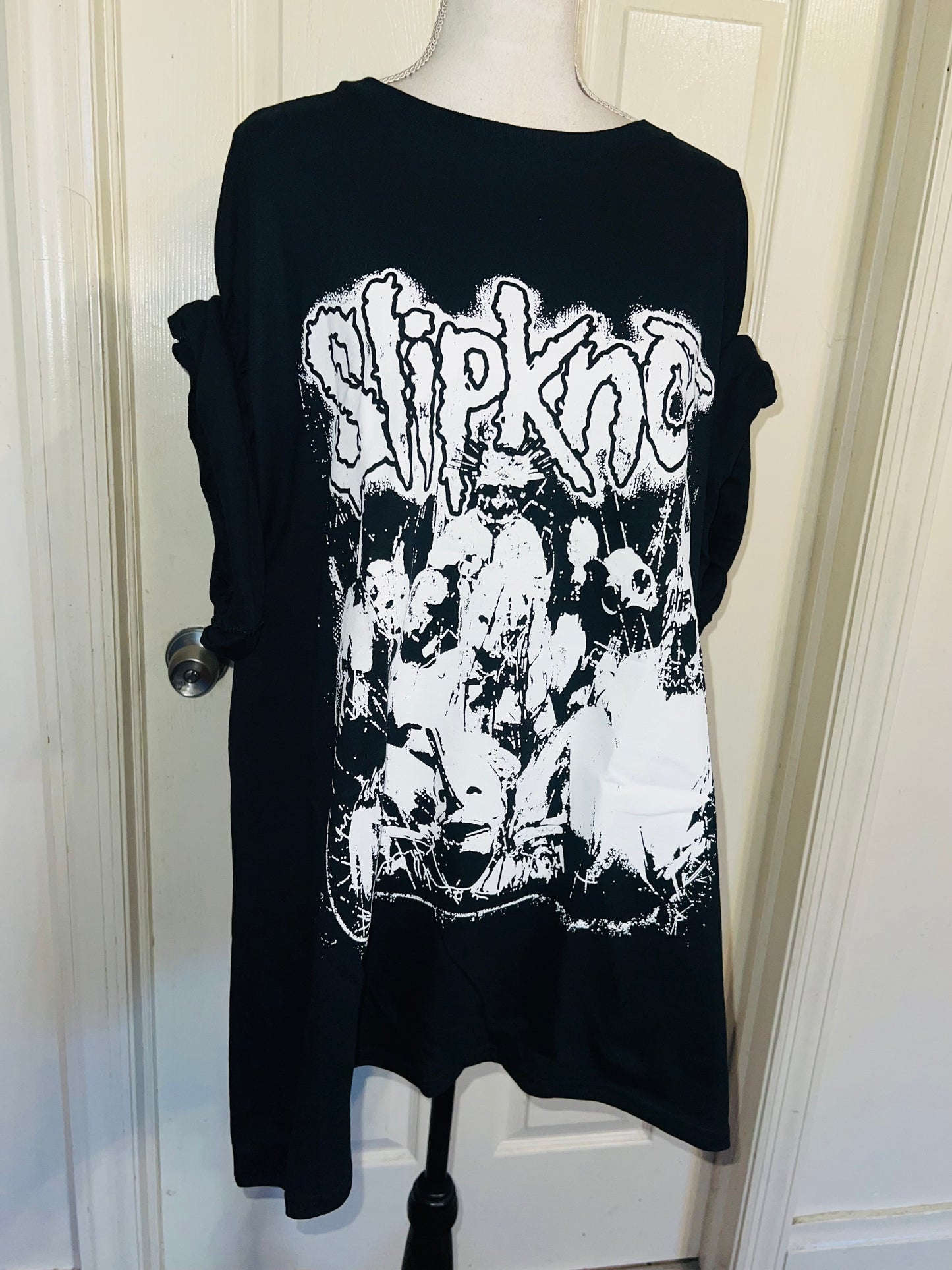 Slipknot Double Sided Oversized Distressed Tee