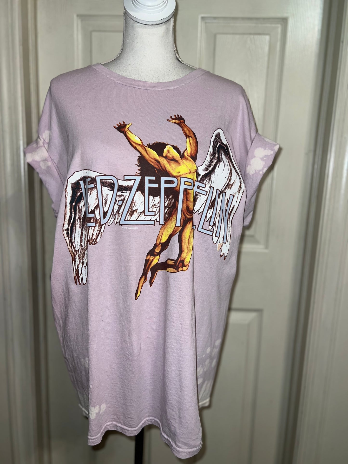 Led Zeppelin Oversized Distressed T-Shirt