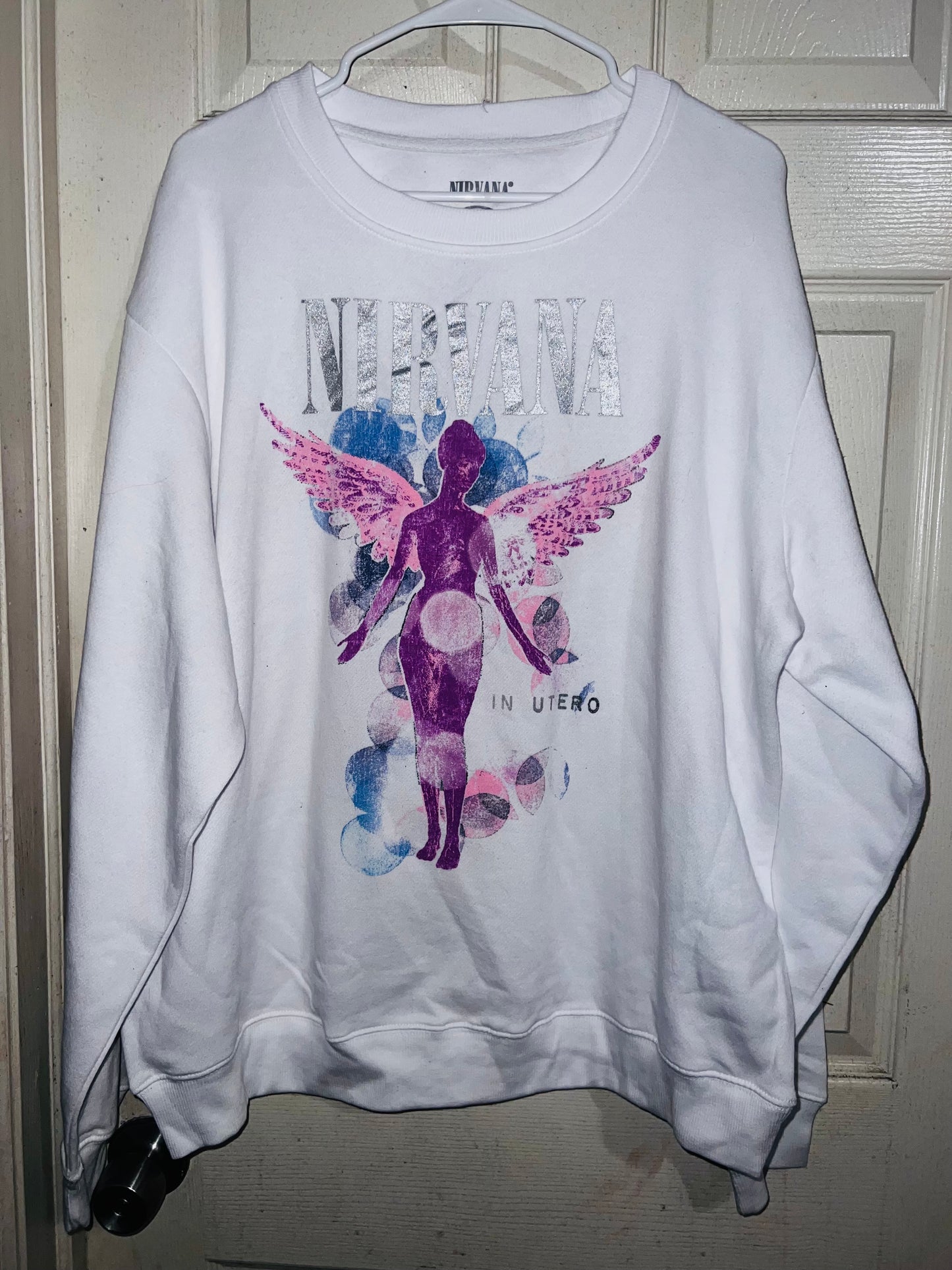 Nirvana Oversized Distressed Tee