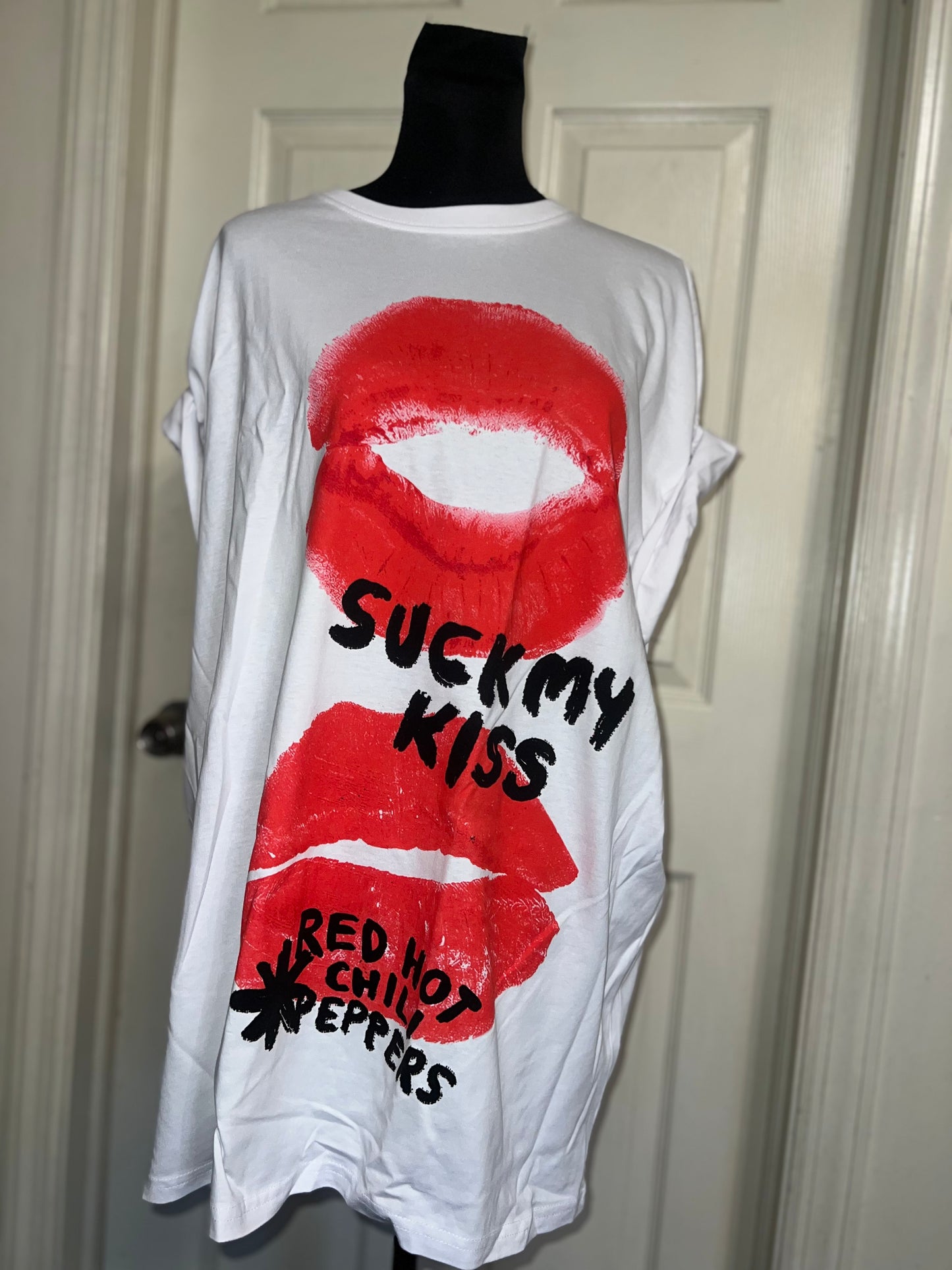 Red Hot Chili Peppers Oversized Distressed Tee