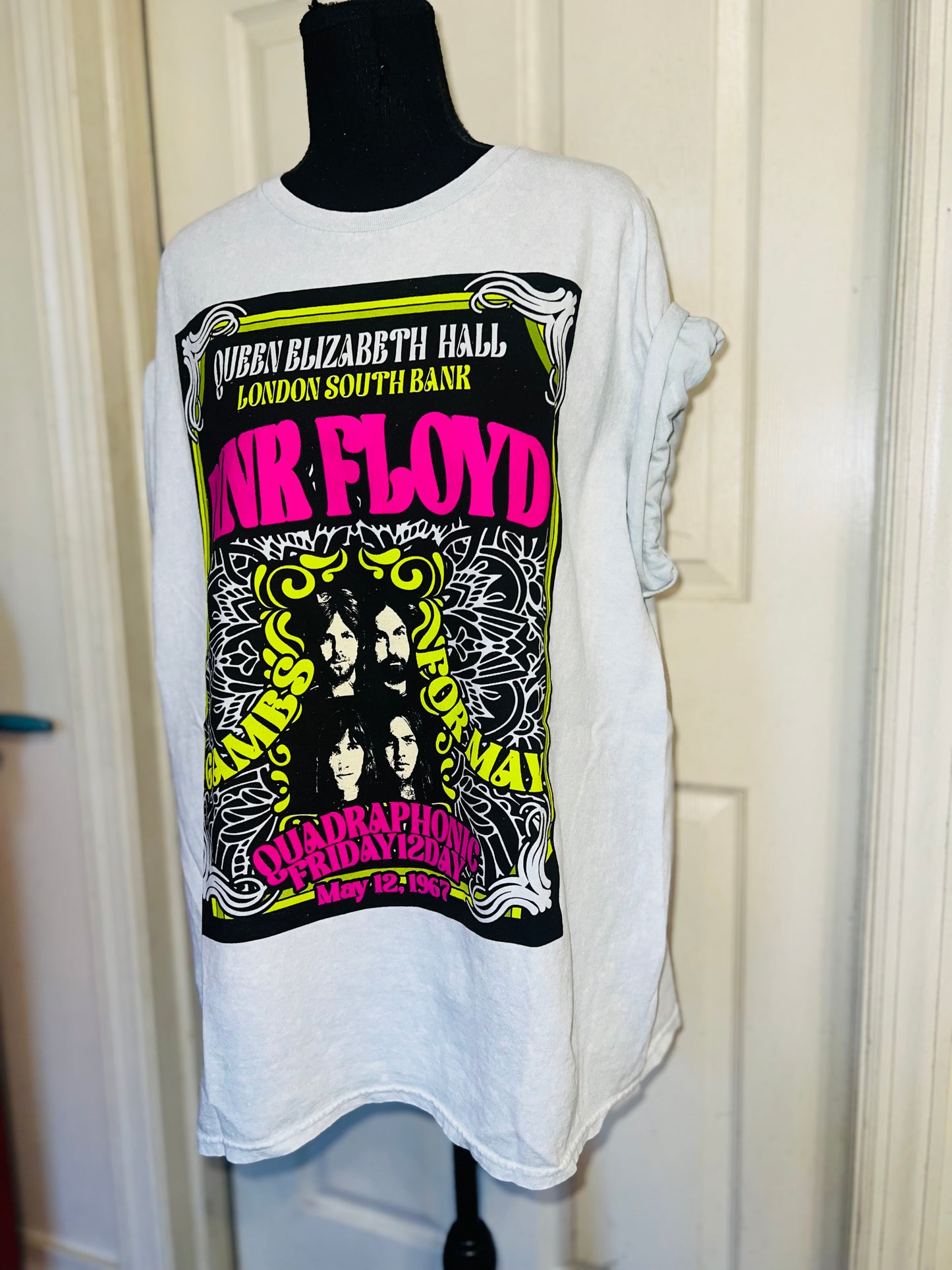 Pink Floyd Oversized Distressed Tee